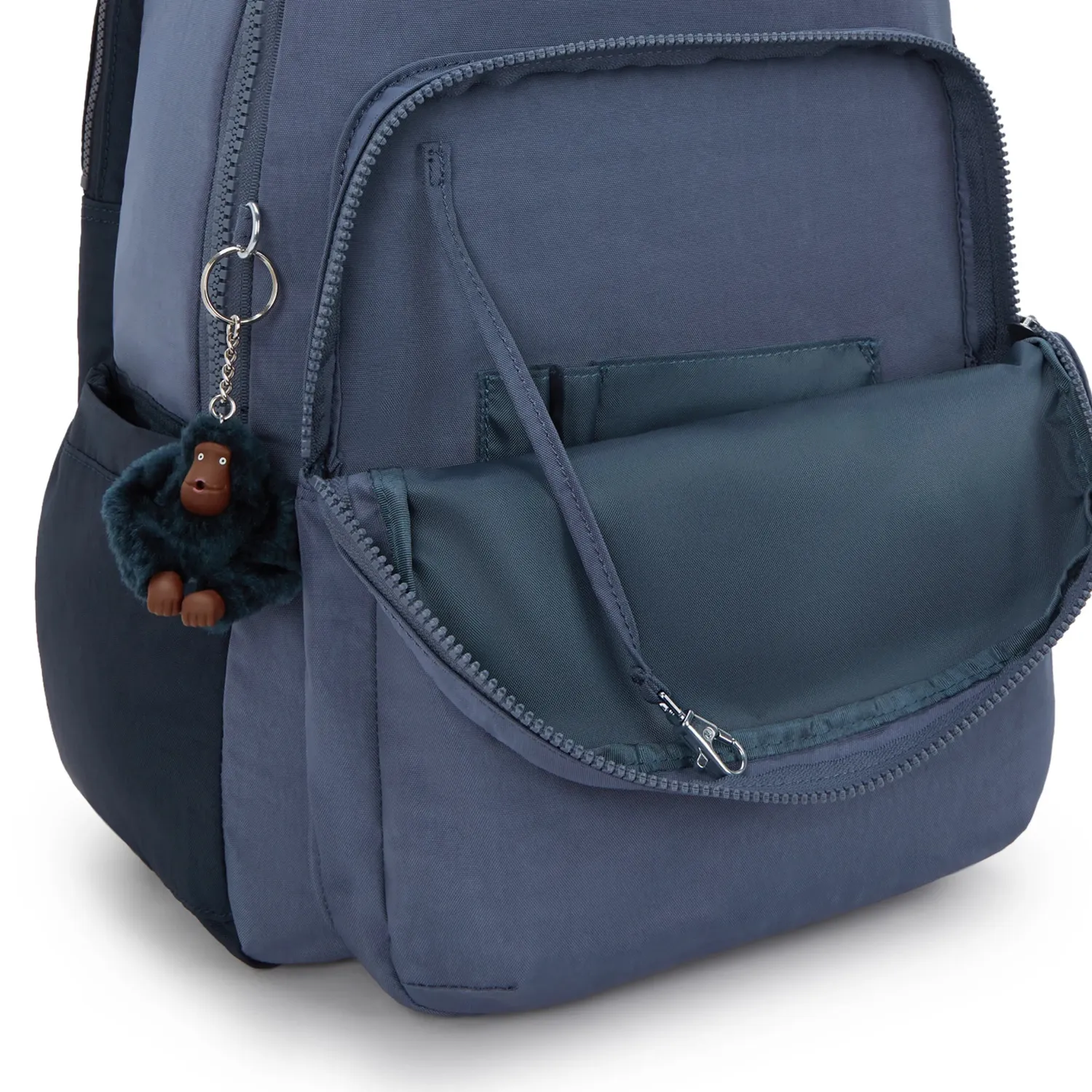 Kipling Seoul College Extra rugzak Game Grey groot grijs