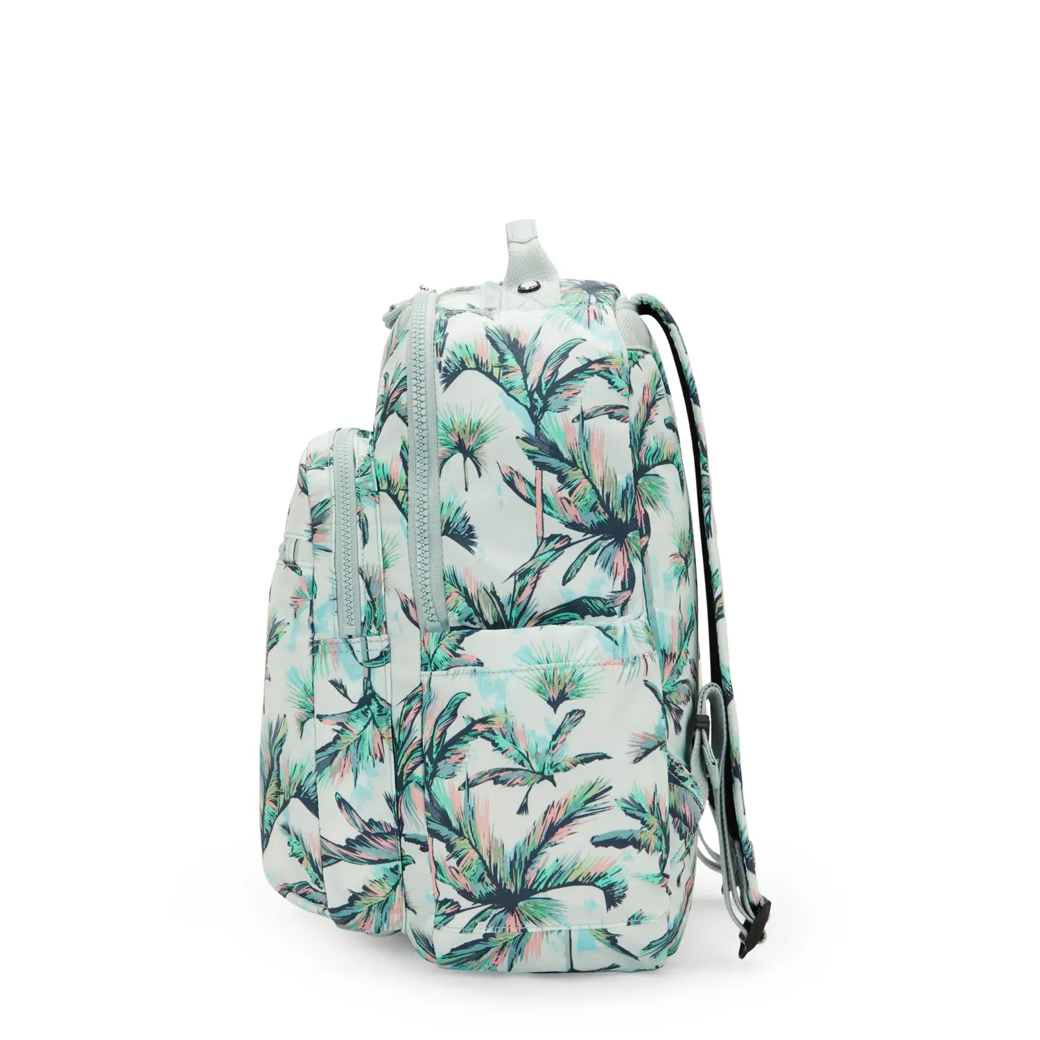 Kipling Seoul rugzak Groot More Palm Trees 15 inch laptopvak