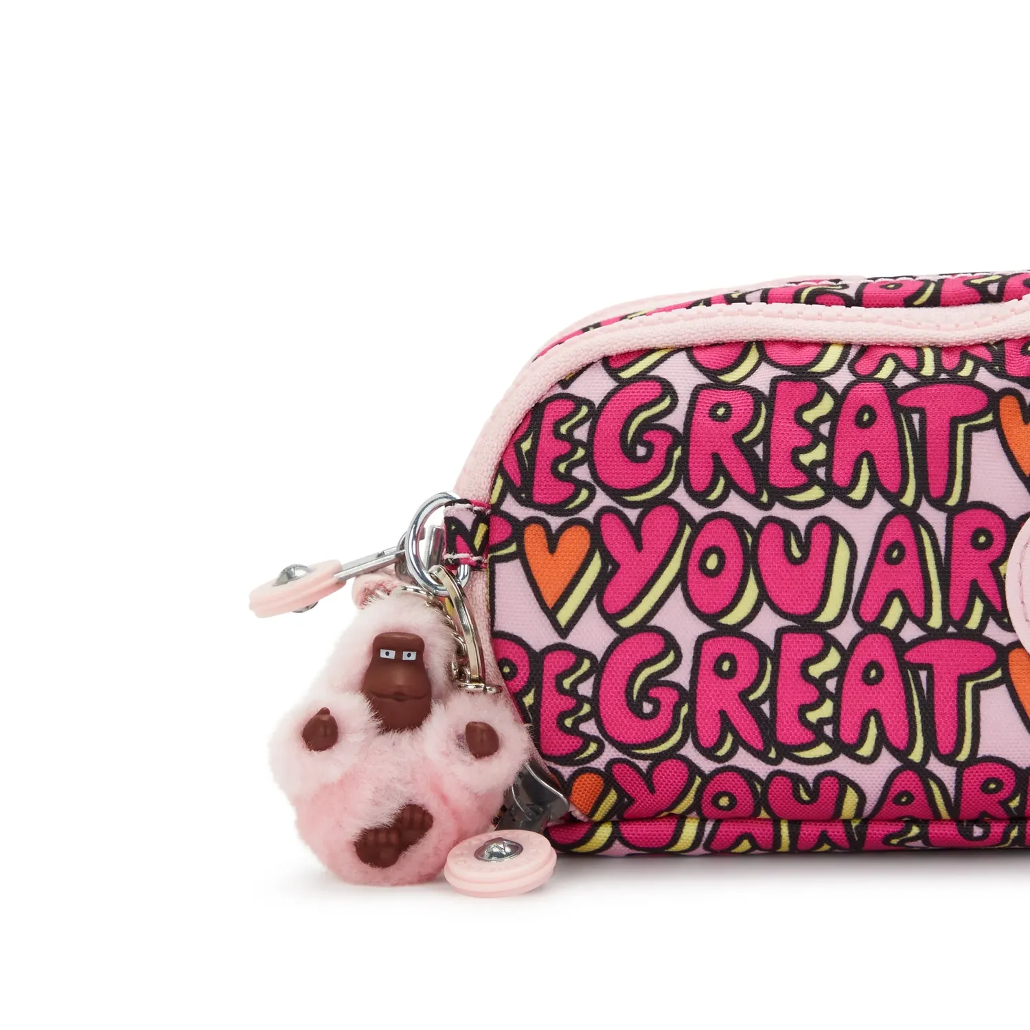 Kipling Gitroy pennenzak Groot U R Great Print nylon