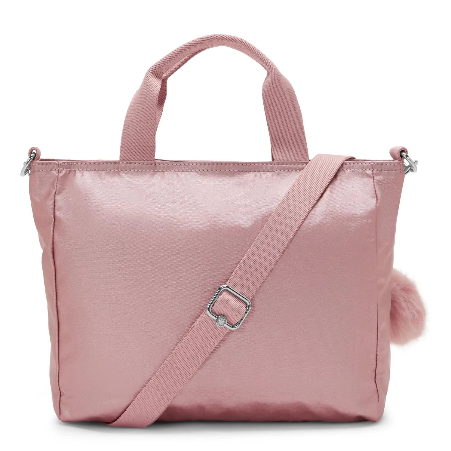 Kipling Lavena tas pink rose metallic klein met schouderband