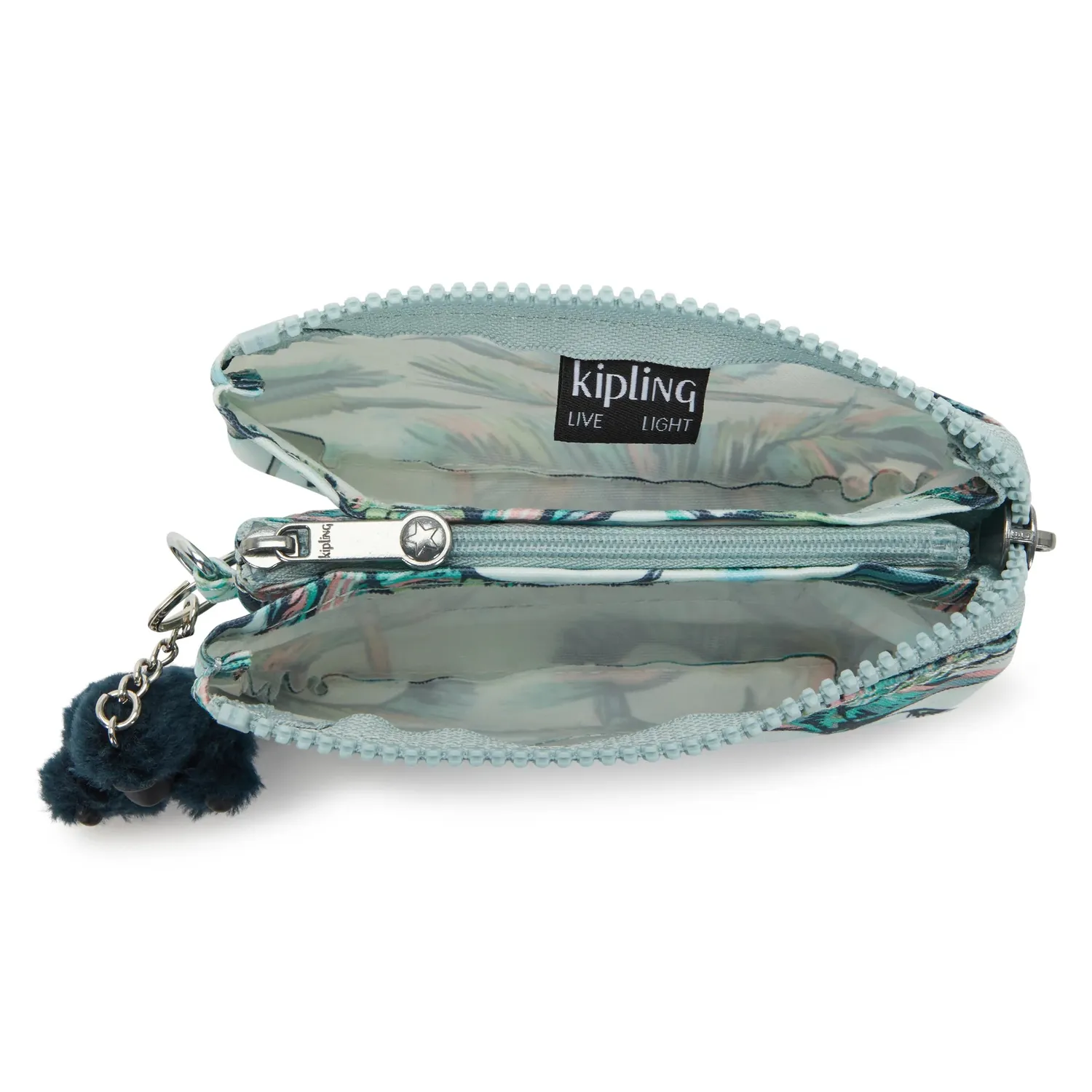 Kipling Creativity S portemonnee klein More Palm Trees met rits