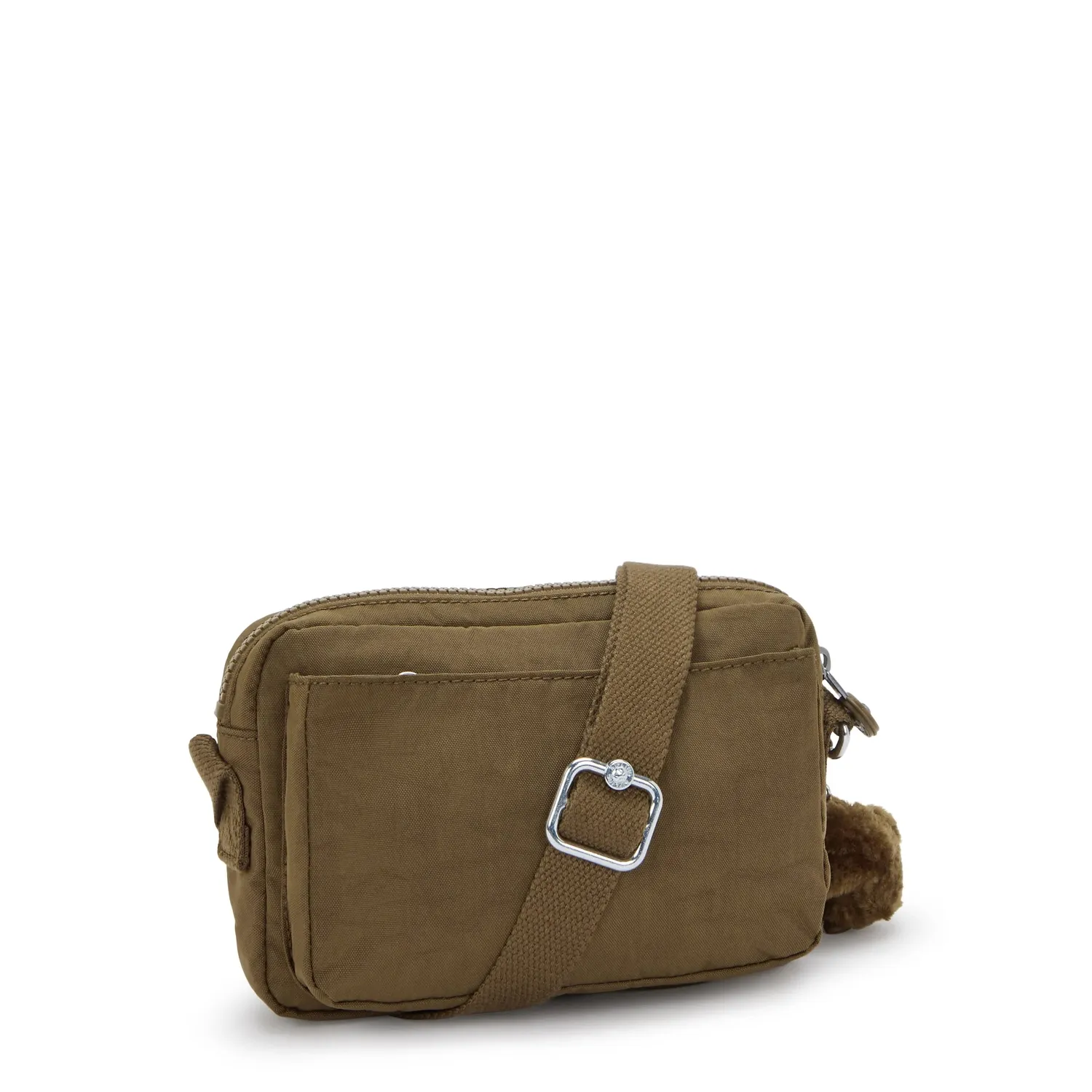 Kipling Abanu crossbodytas klein smooth khaki effen