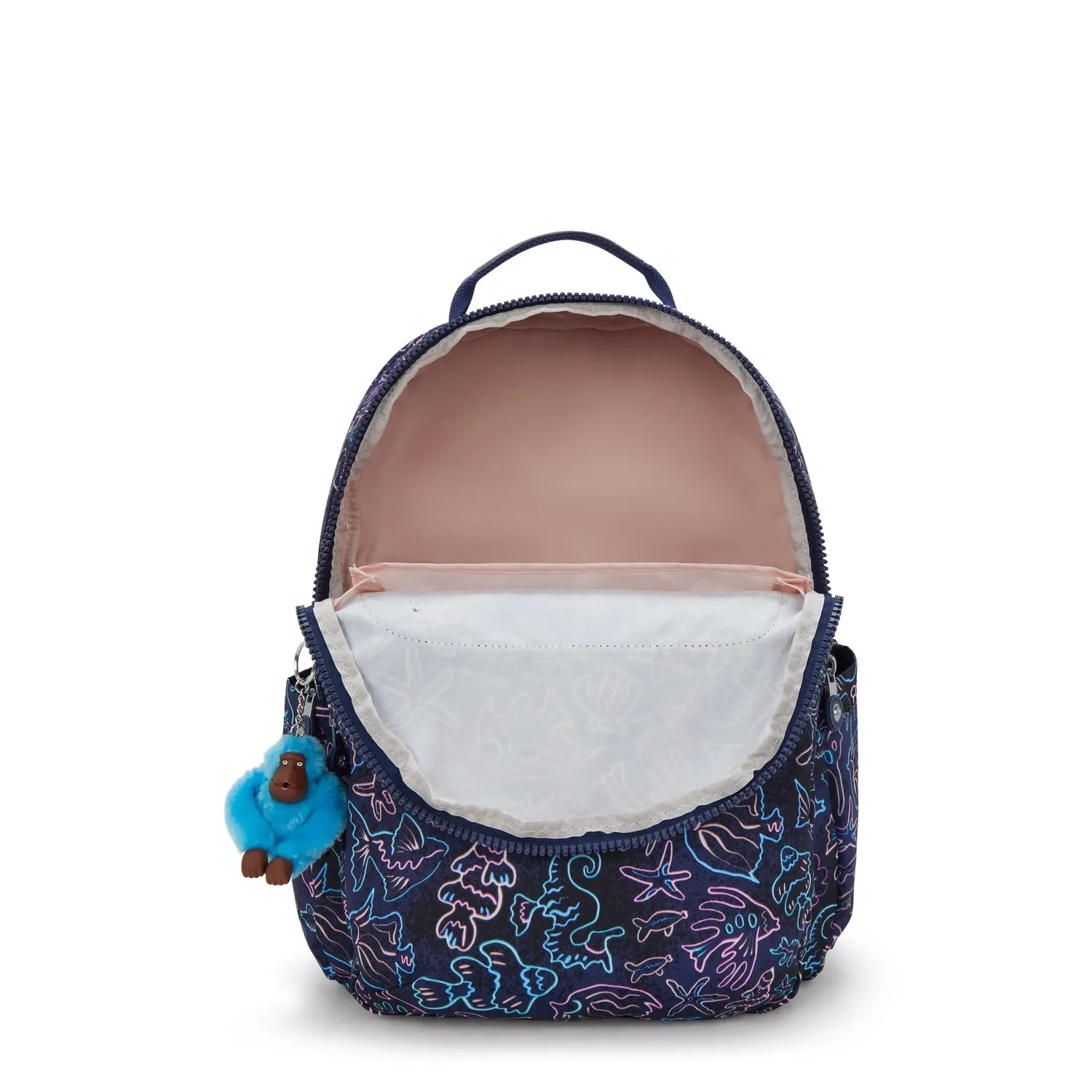 Kipling Seoul College Extra rugzak Groot Disco Fish 15 inch