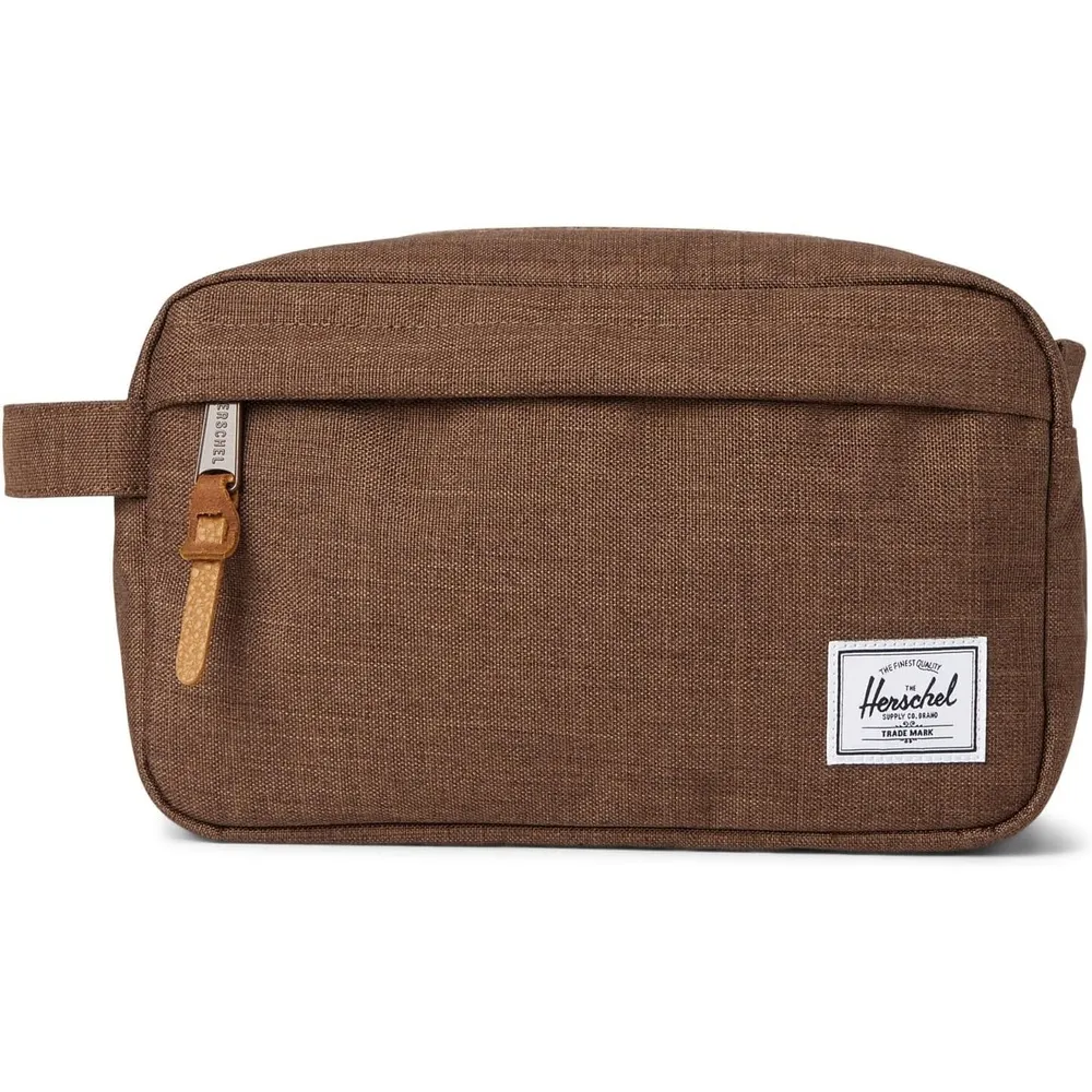 Herschel Chapter Travel Kit Saddle Black toilettas