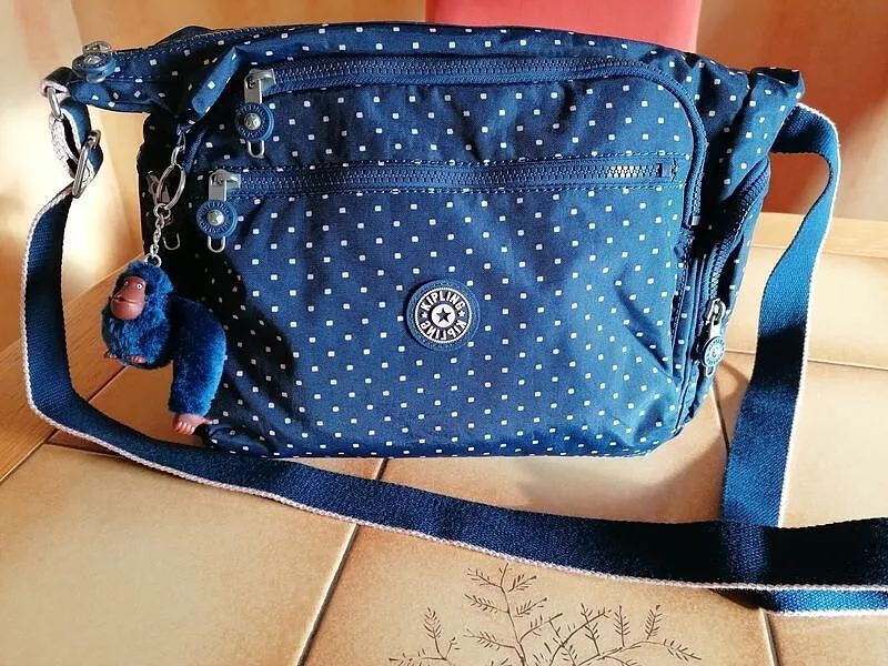 Kipling Gabbie schoudertas Medium Signature Emb ruim