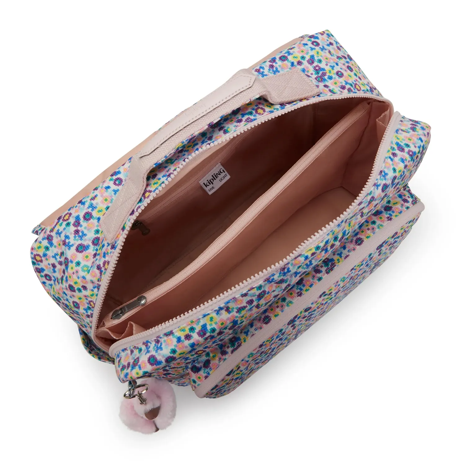 Kipling Codie L schoolrugzak Digi Flower Print groot A4