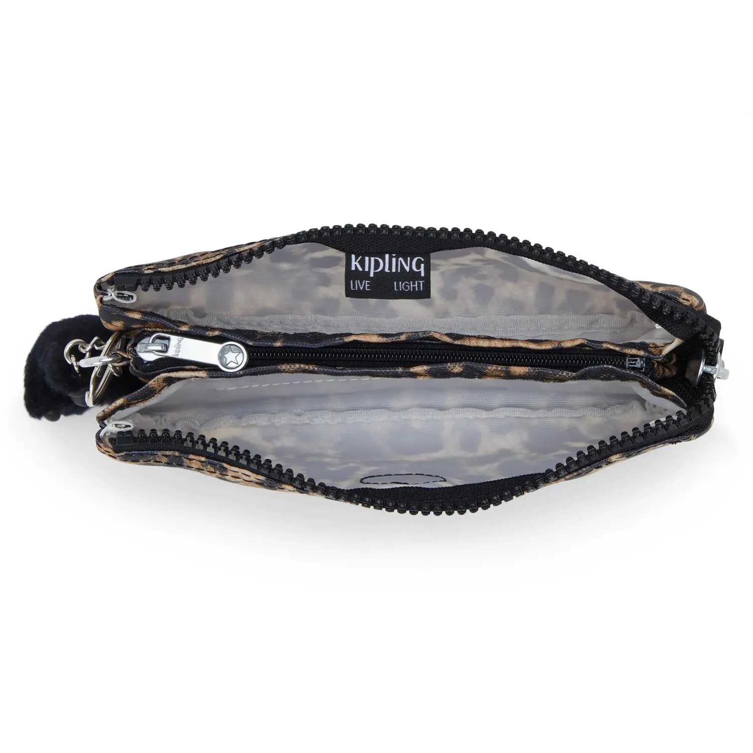 Kipling Creativity L buidelzak Groot Wild Leopard luipaardprint