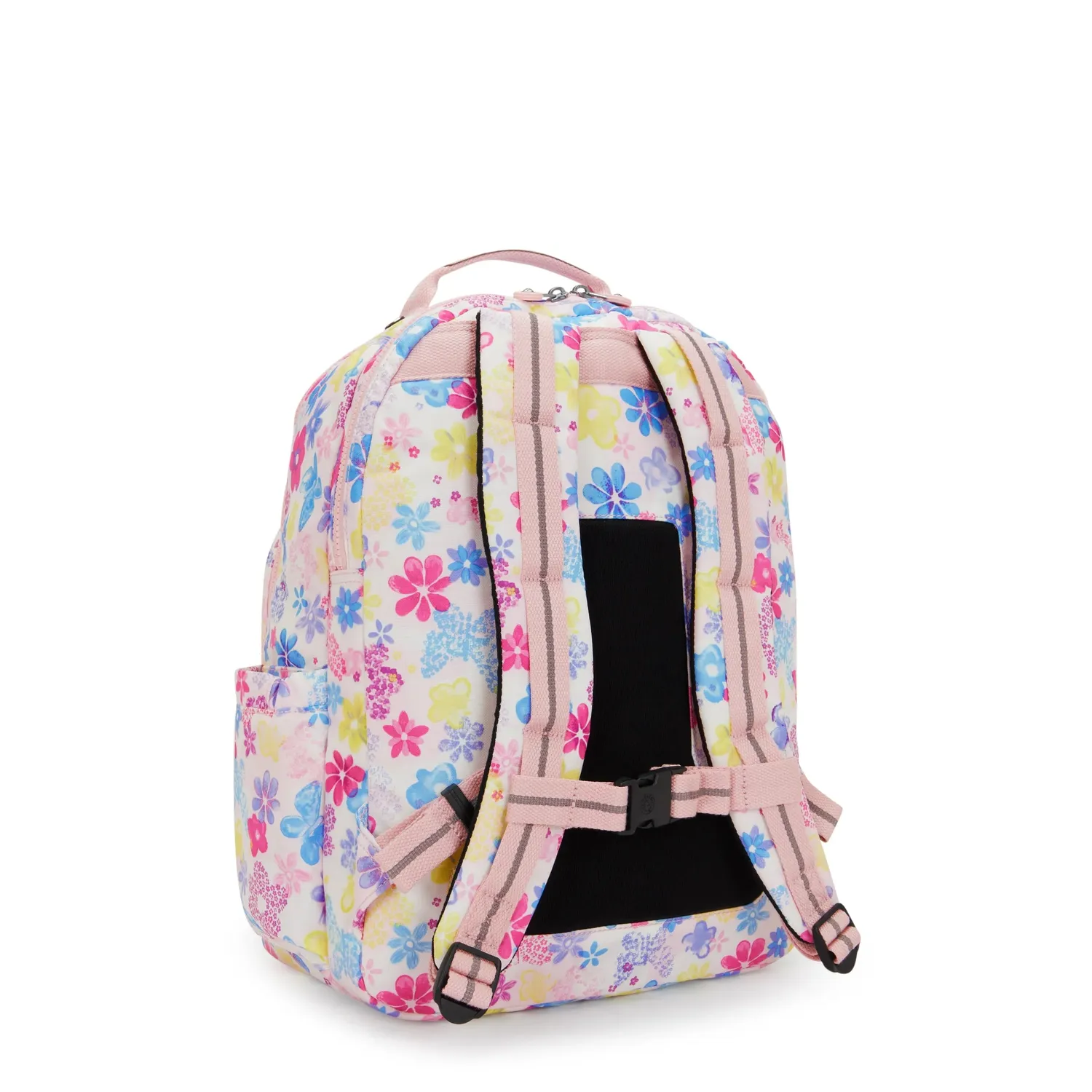 Kipling Seoul College Extra rugzak Groot Flower Stamp 15 inch