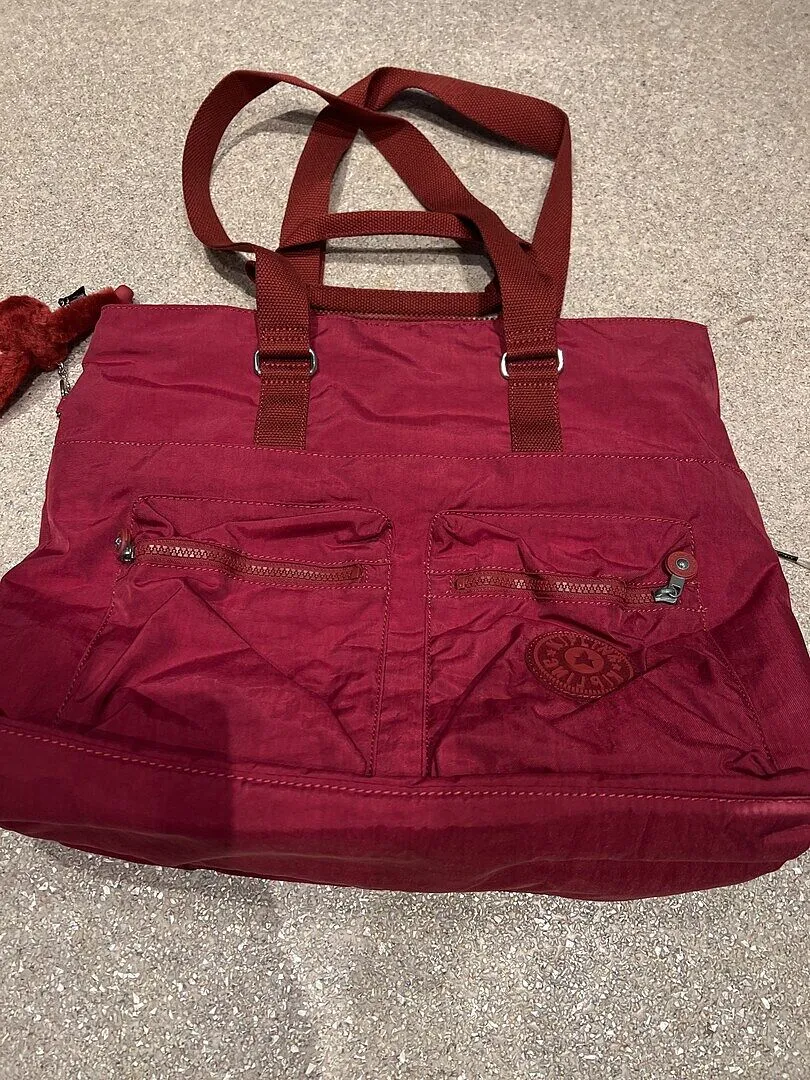 Kipling India shopper soft taupe groot laptopvak