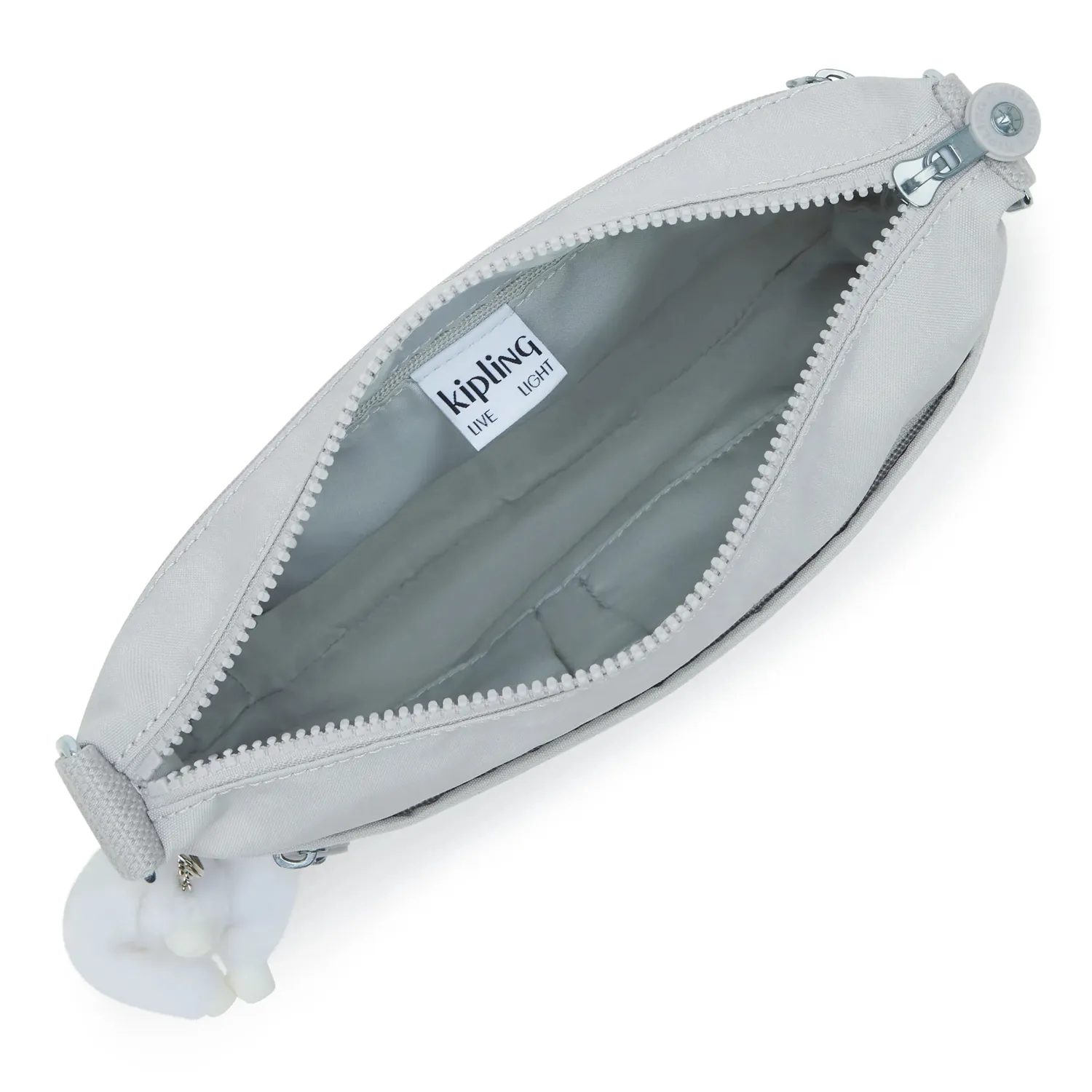 Kipling Arto schoudertas Medium Easy Grey waterafstotend
