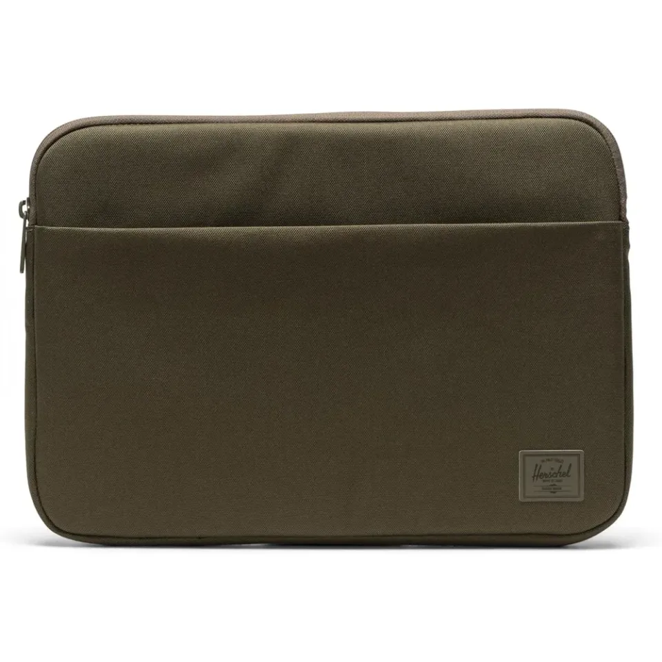 Herschel Denman Tech laptophoes 14 inch groen tonal