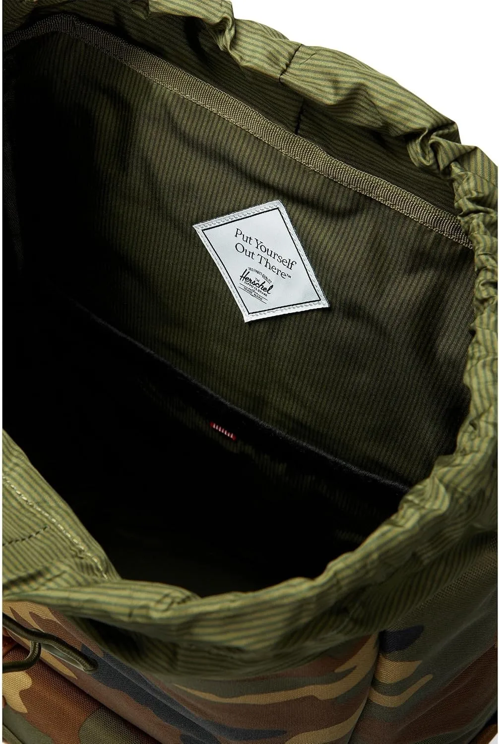 Herschel Little America rugzak 30L woodland camo laptop