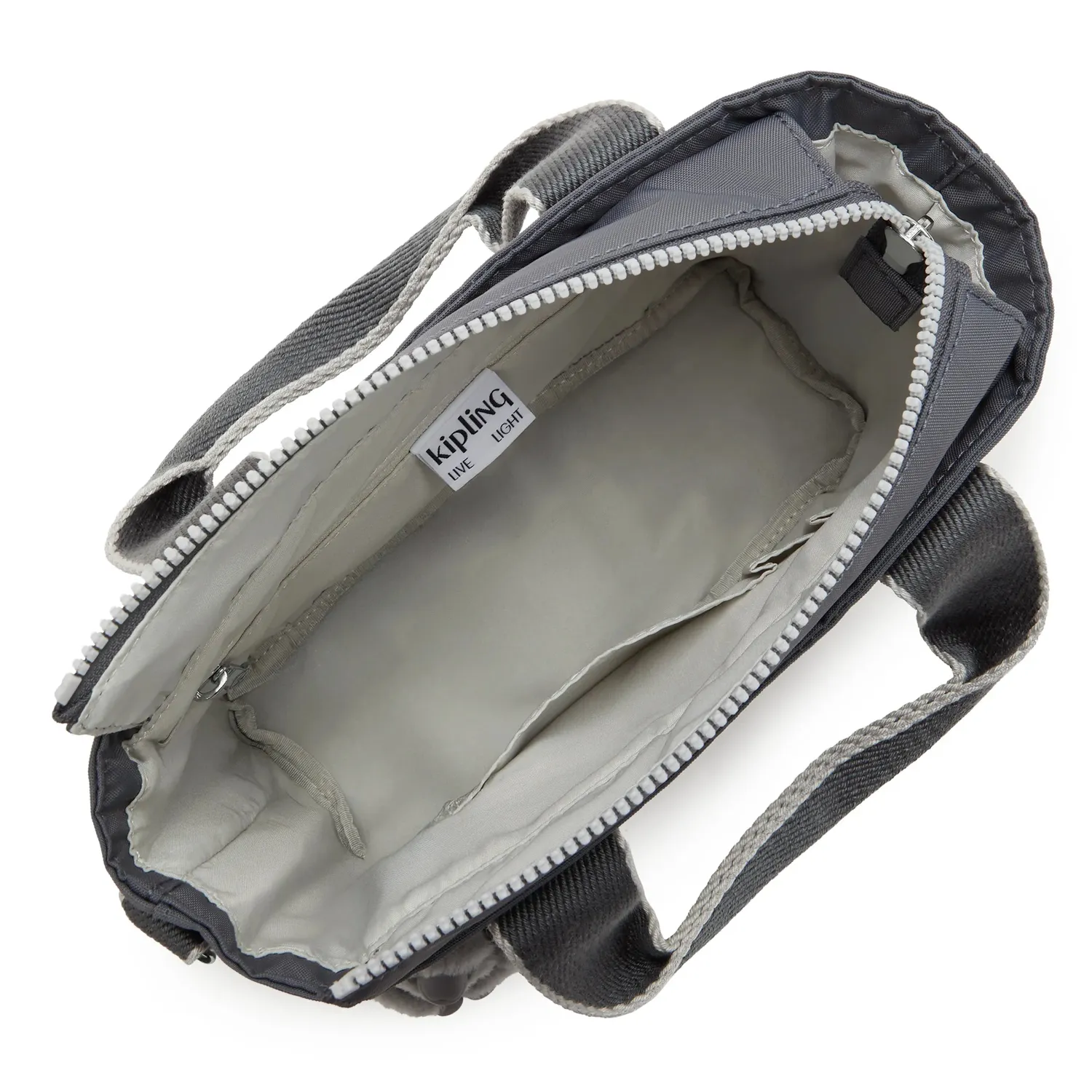 Kipling Minta schoudertas Moonlit Grey klein 5 liter