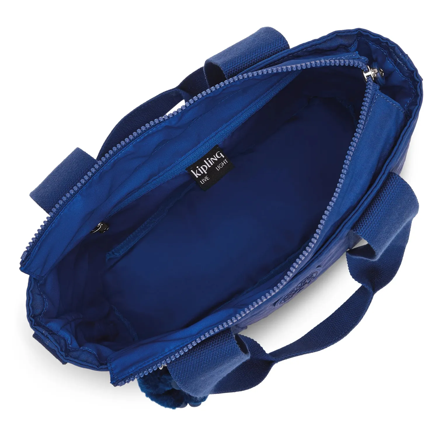 Kipling Minta M Up Shopper Blazing Blue Medium