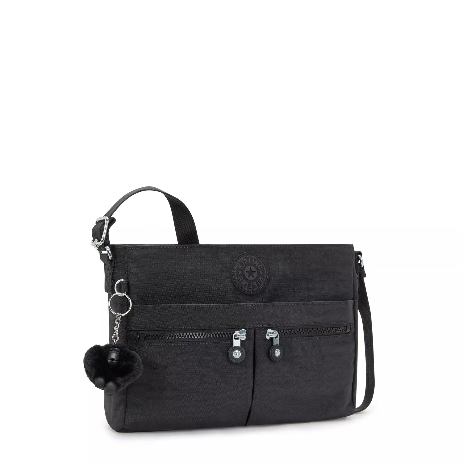 Kipling New Angie schoudertas Black Noir klein waterafstotend