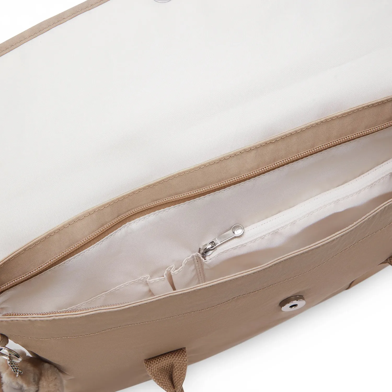 Kipling Superworker werktas Tan Beige groot 15 inch vak