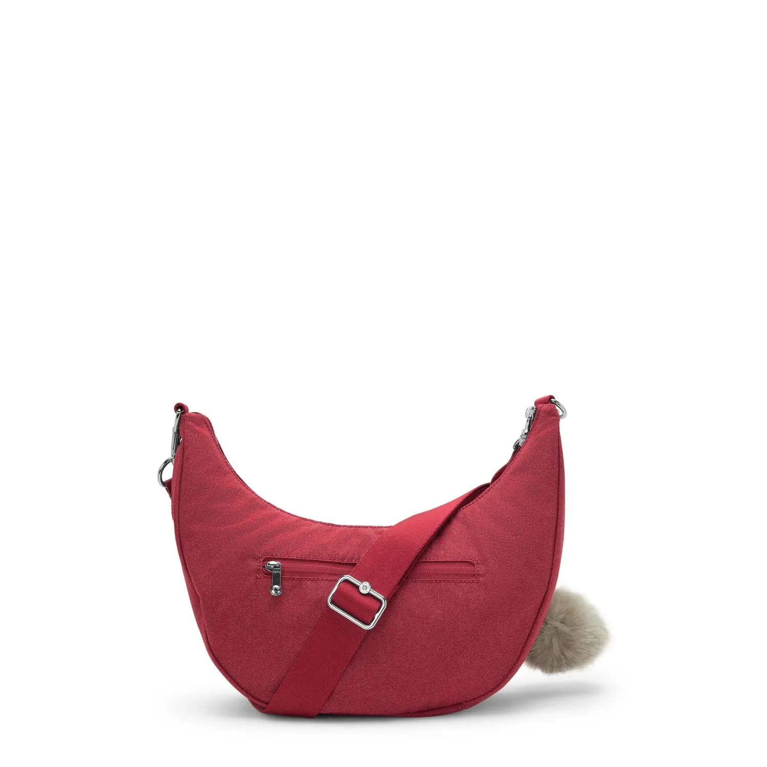 Kipling Clichy schoudertas Medium Royal Garnet Shimmer glans