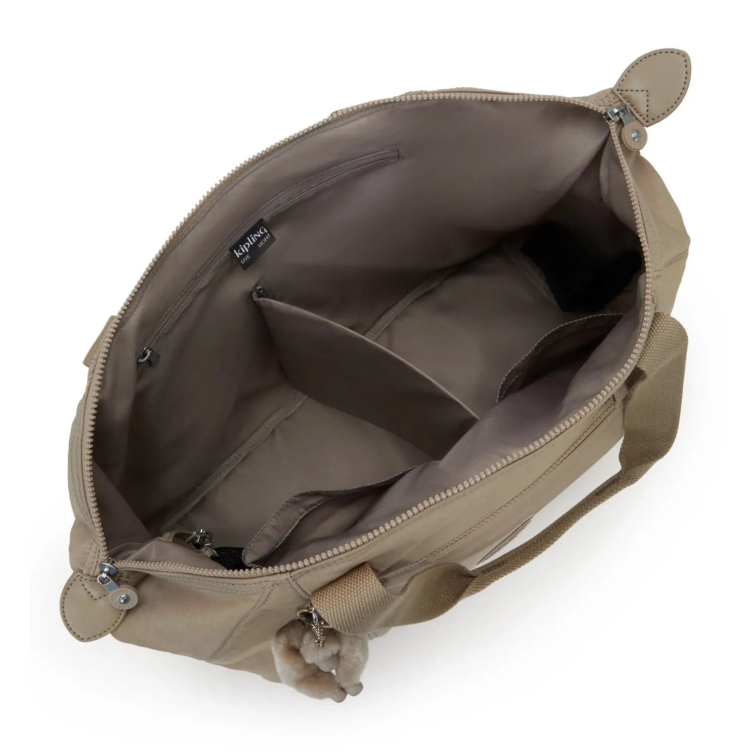 Kipling New Art M babytas Soft Taupe met verschoonmatje