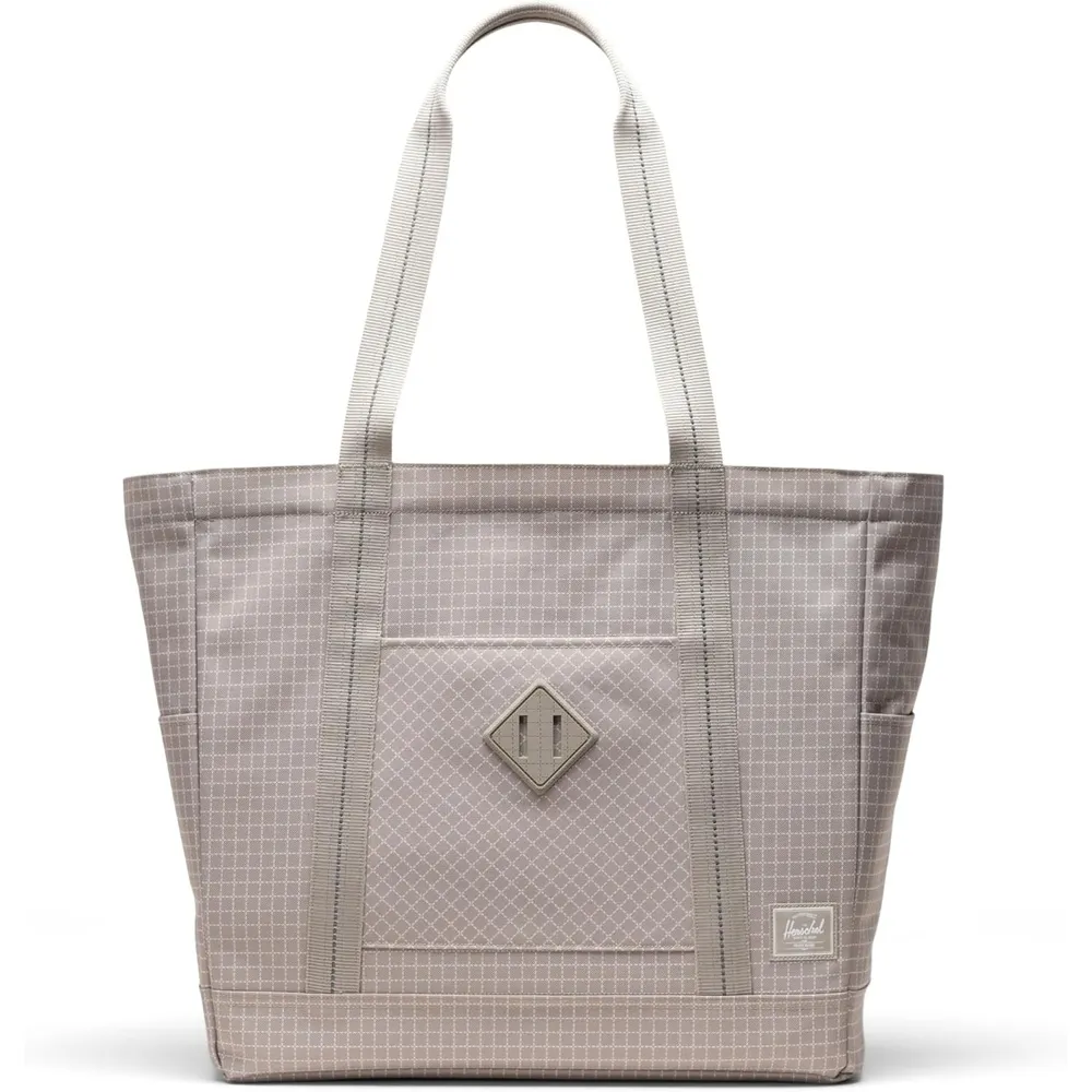 Herschel Heritage Grid tote shopper zwart