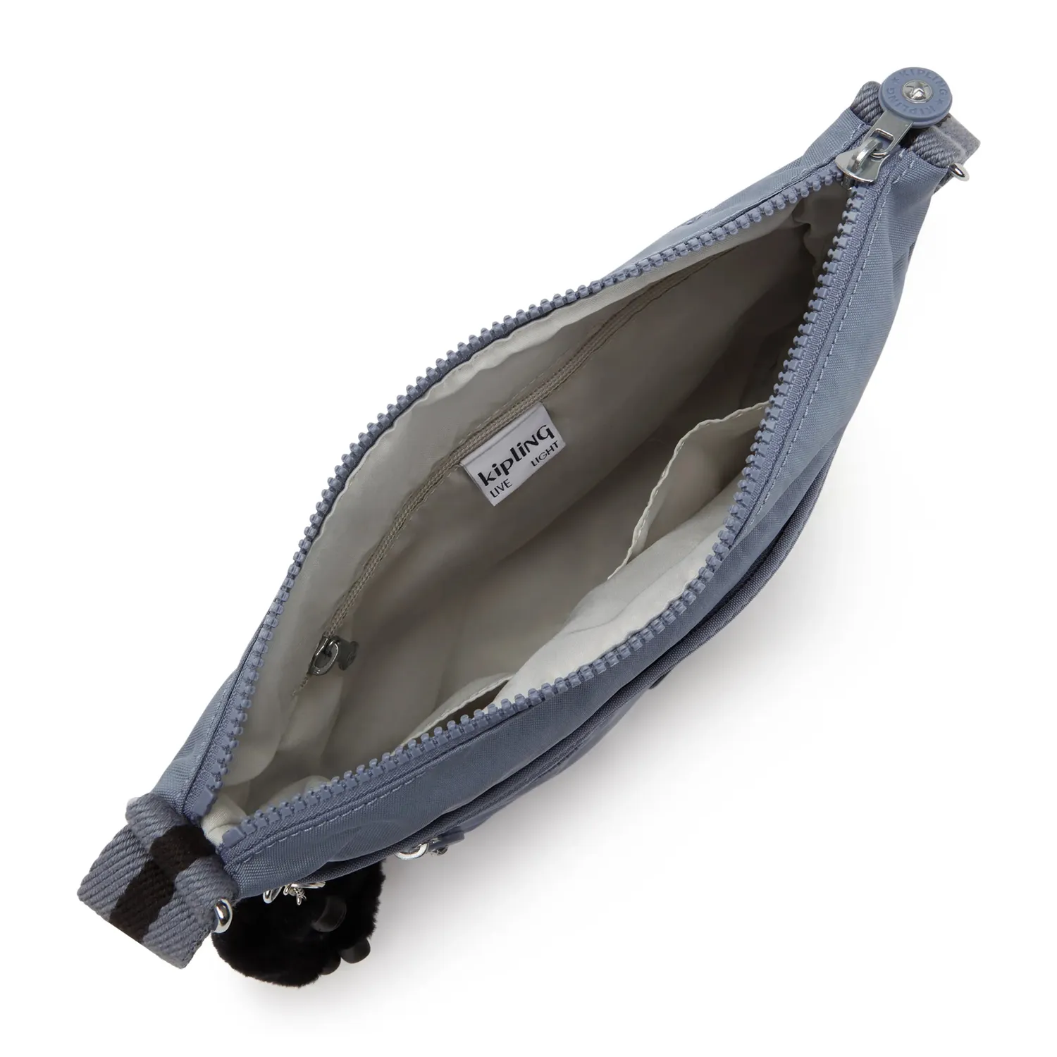 Kipling Arto schoudertas Medium Blue Stone licht