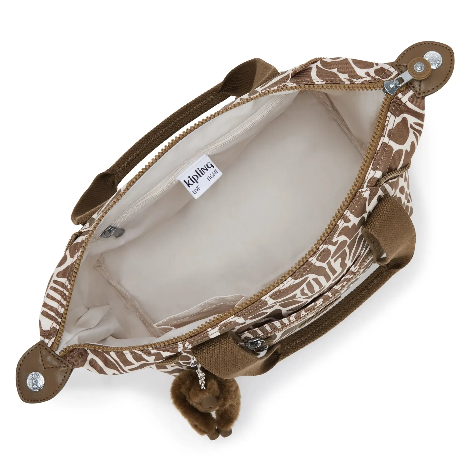 Kipling Art Mini tas Cocktail Khaki klein handzaam