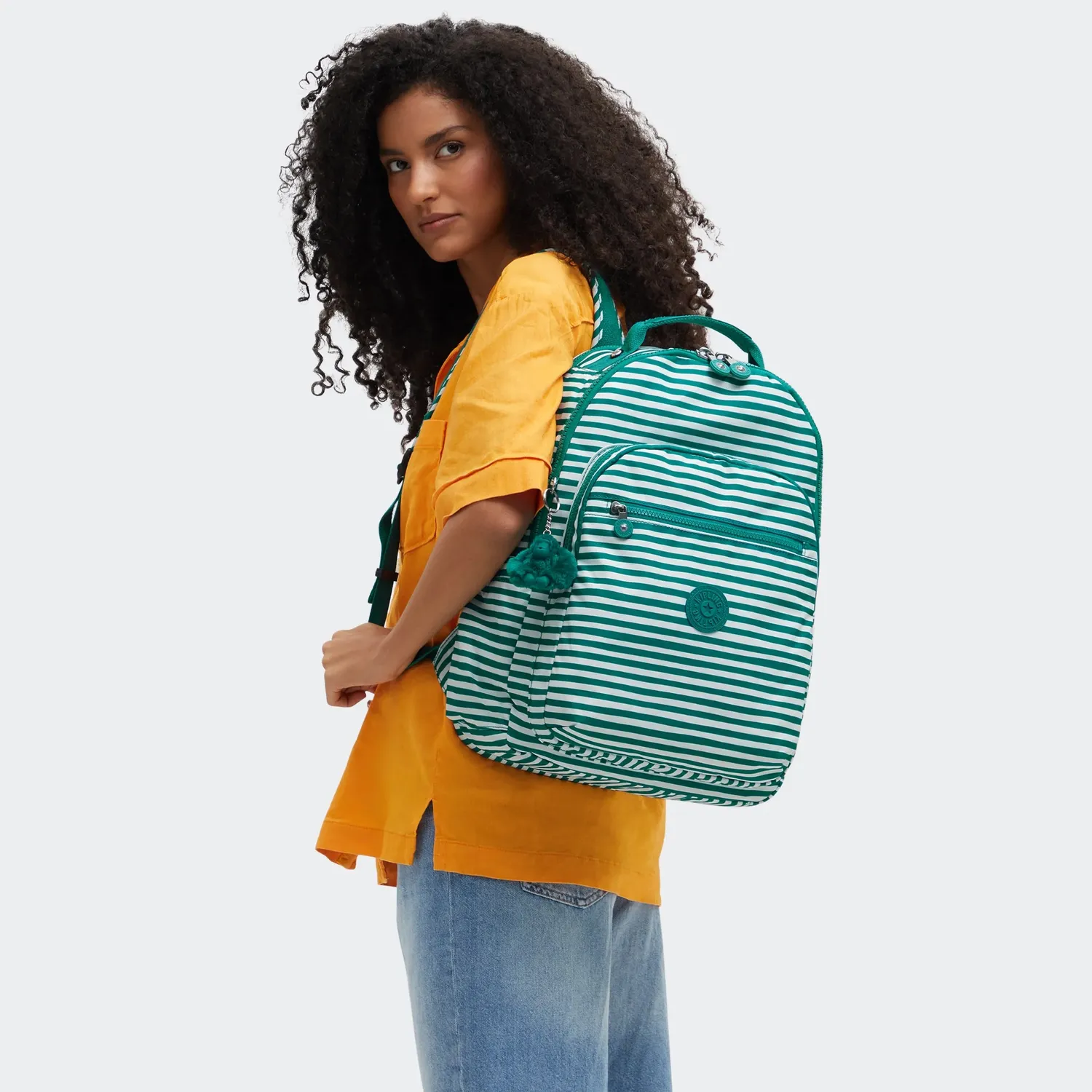 Kipling Seoul Lap rugzak Parasol Stripes Groot