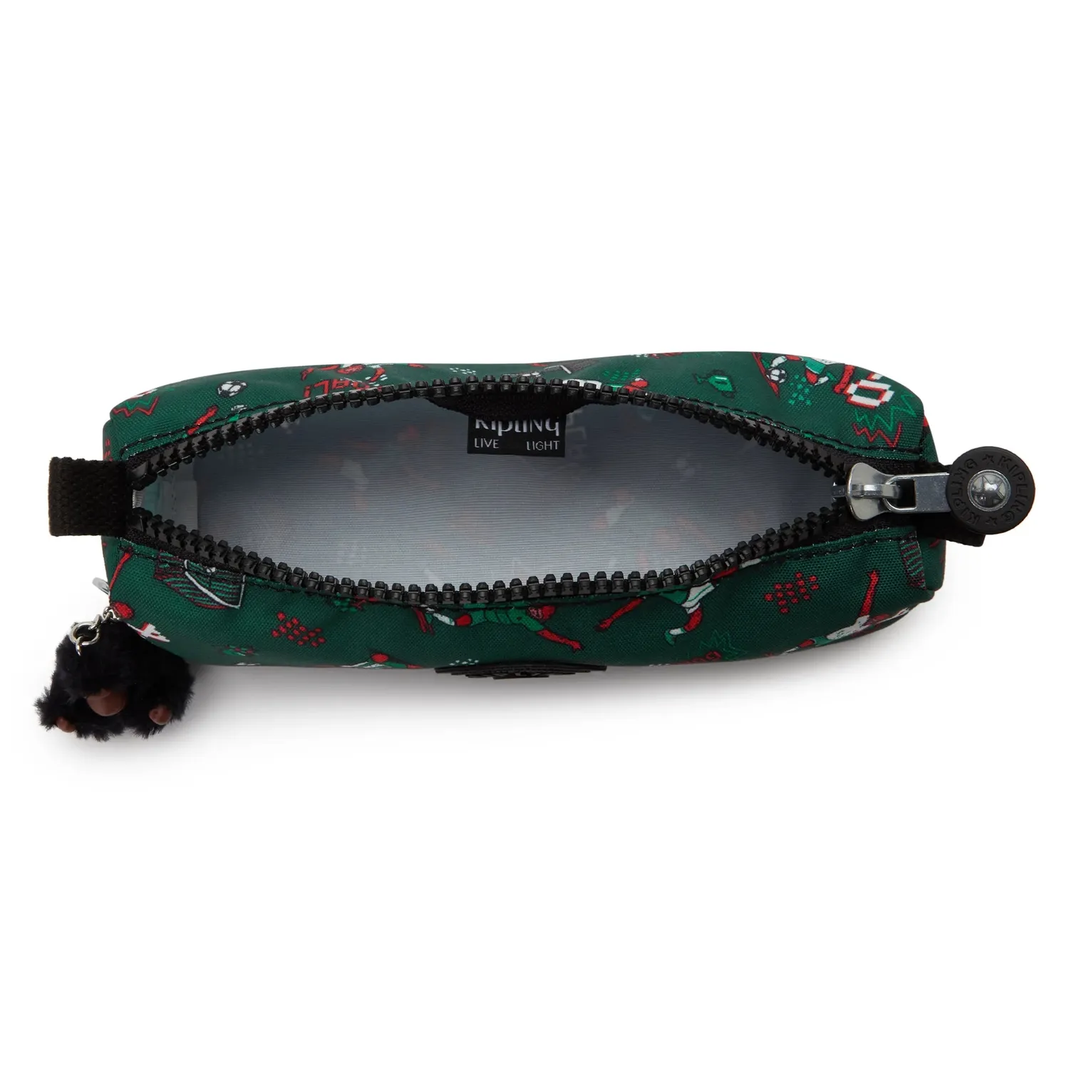 Kipling Freedom pennenzak Medium Soccer Print waterafstotend