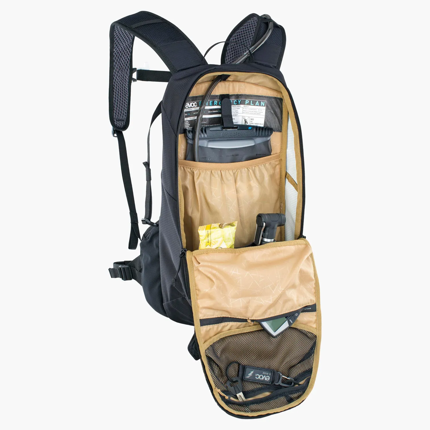 Evoc E-Ride 12 rugzak zwart 12 liter