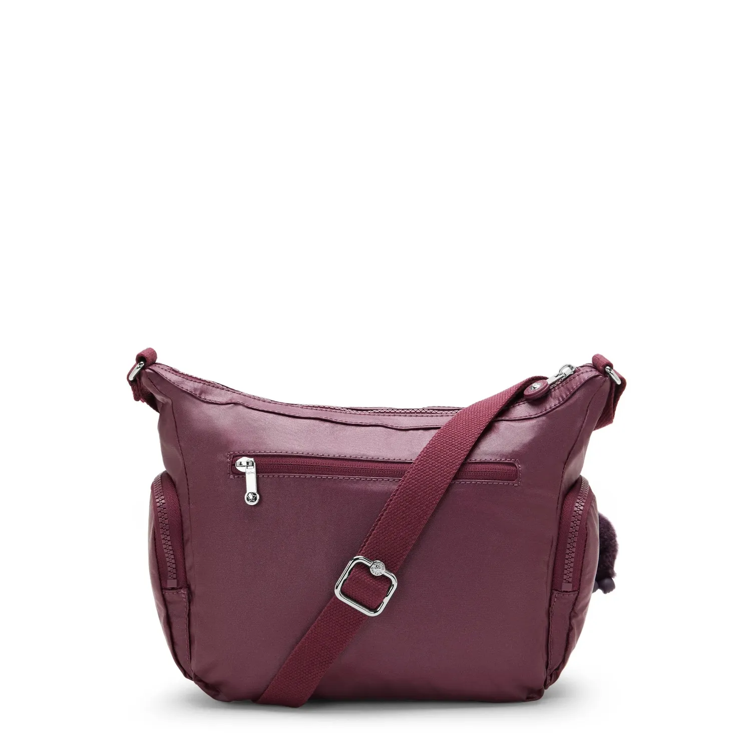 Kipling Gabb S crossbodytas Grape Wine Metallic medium glans