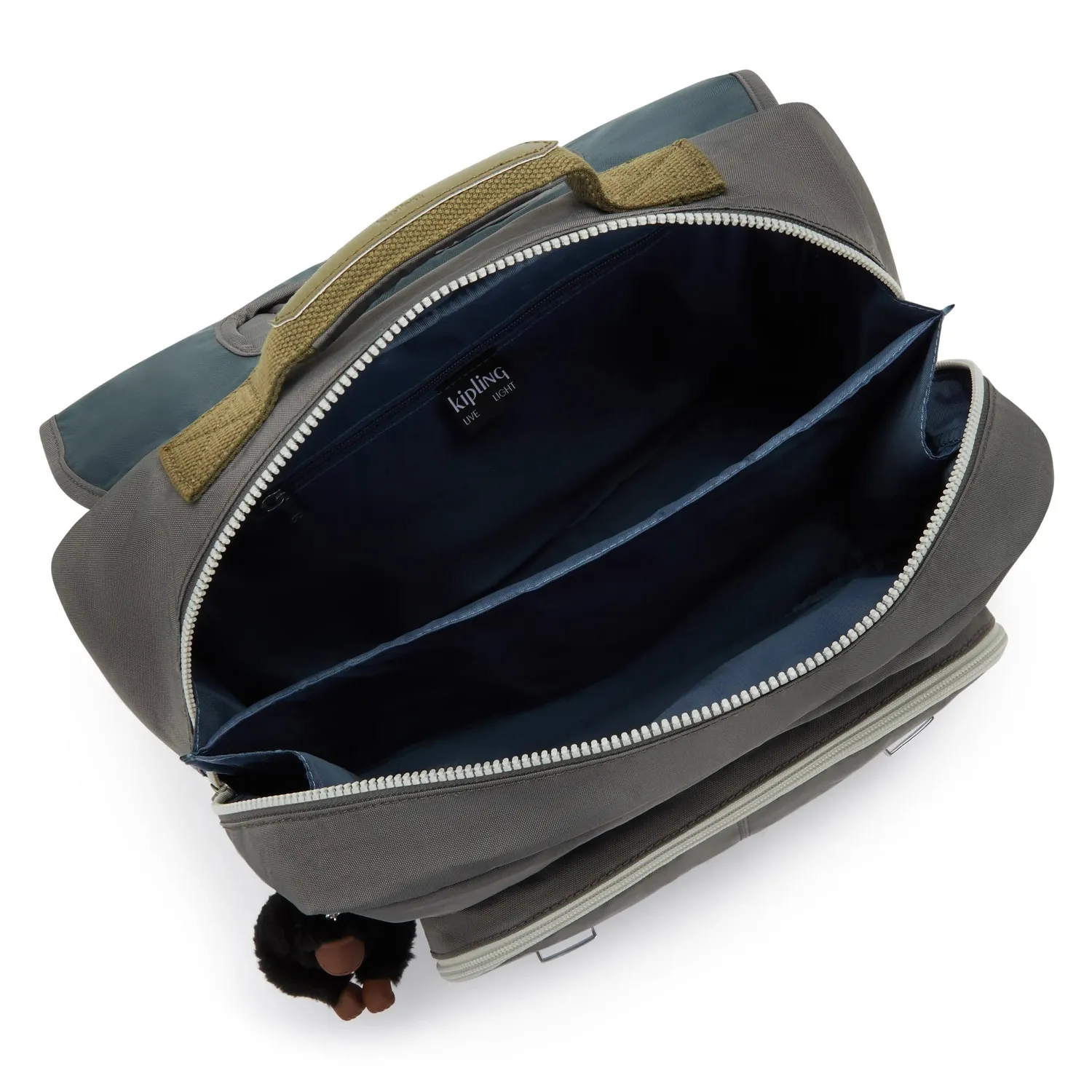Kipling Iniko schoolrugzak Medium Back to Grey waterafstotend