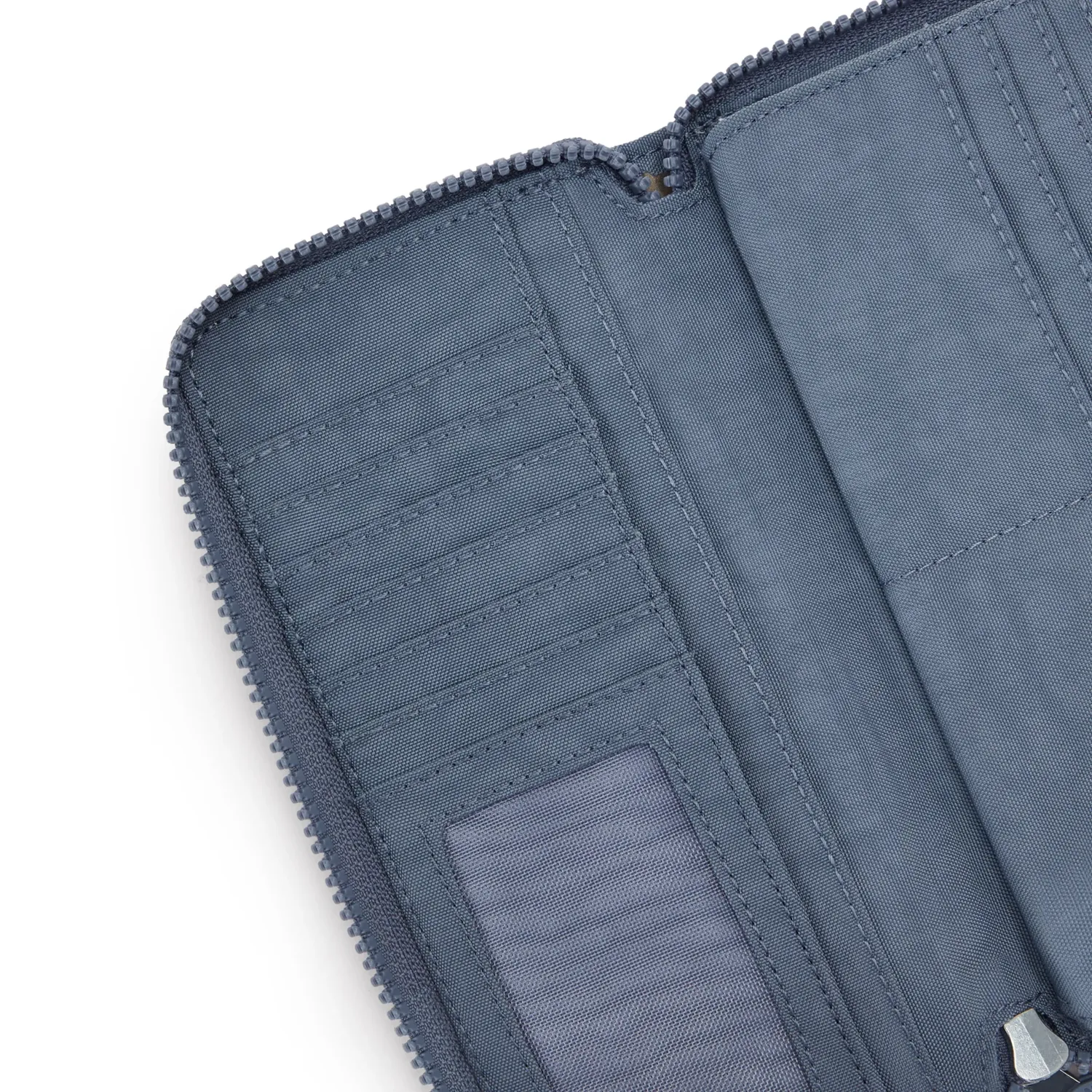 Kipling Money World portemonnee blue stone groot 12 kaartsleuven