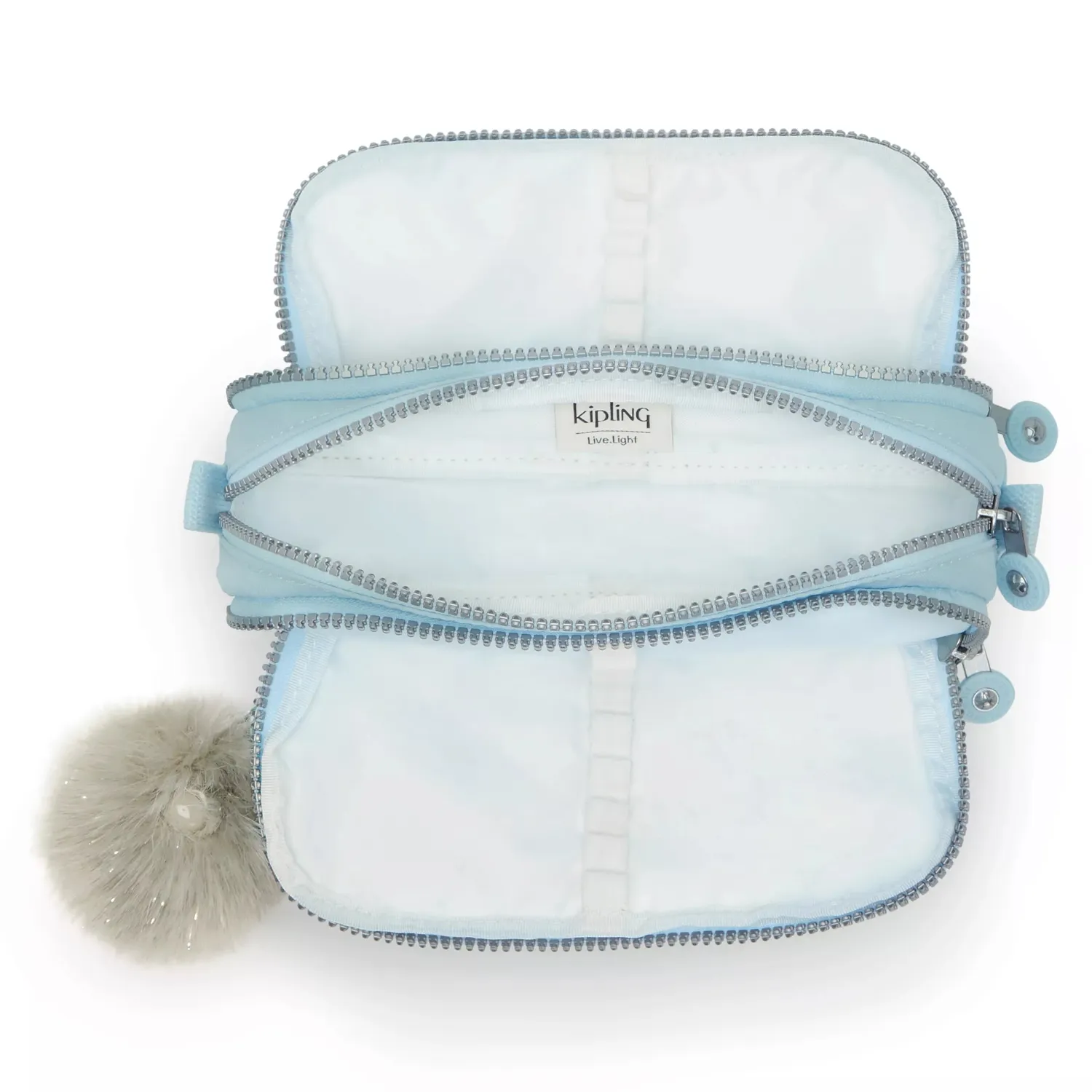 Kipling Gitroy pennenzak Groot Bridal Blue 32 pennen