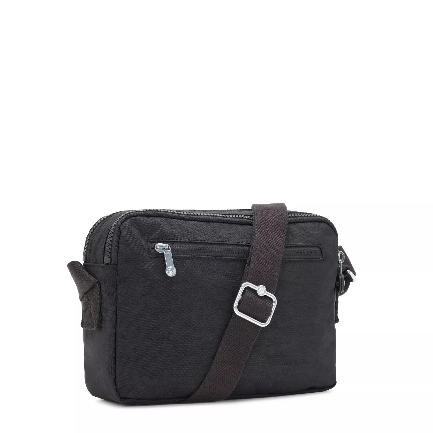 Kipling Abanu M crossbody tas Medium Black Noir afneembare band