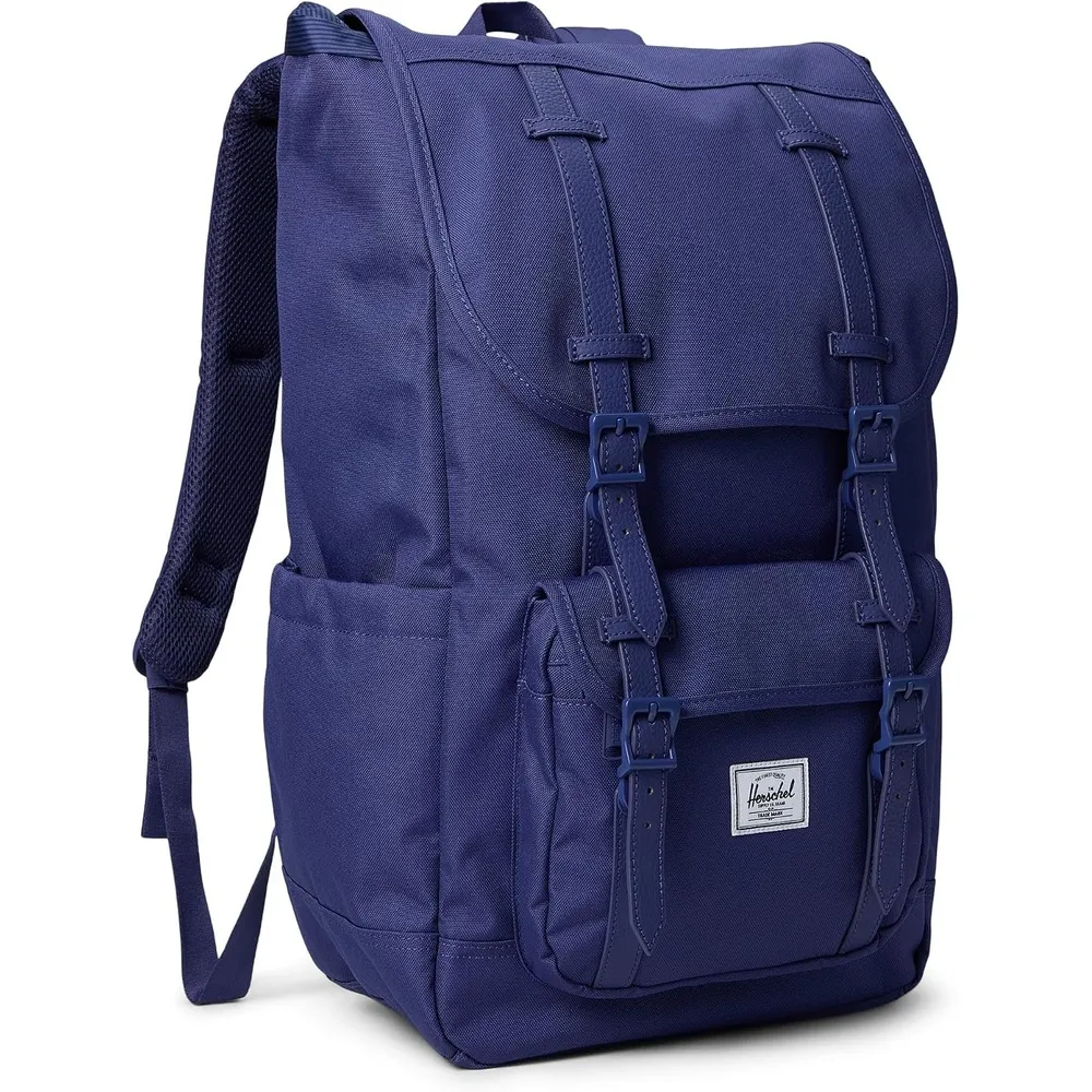 Herschel Little America 30L rugzak zwart pixel
