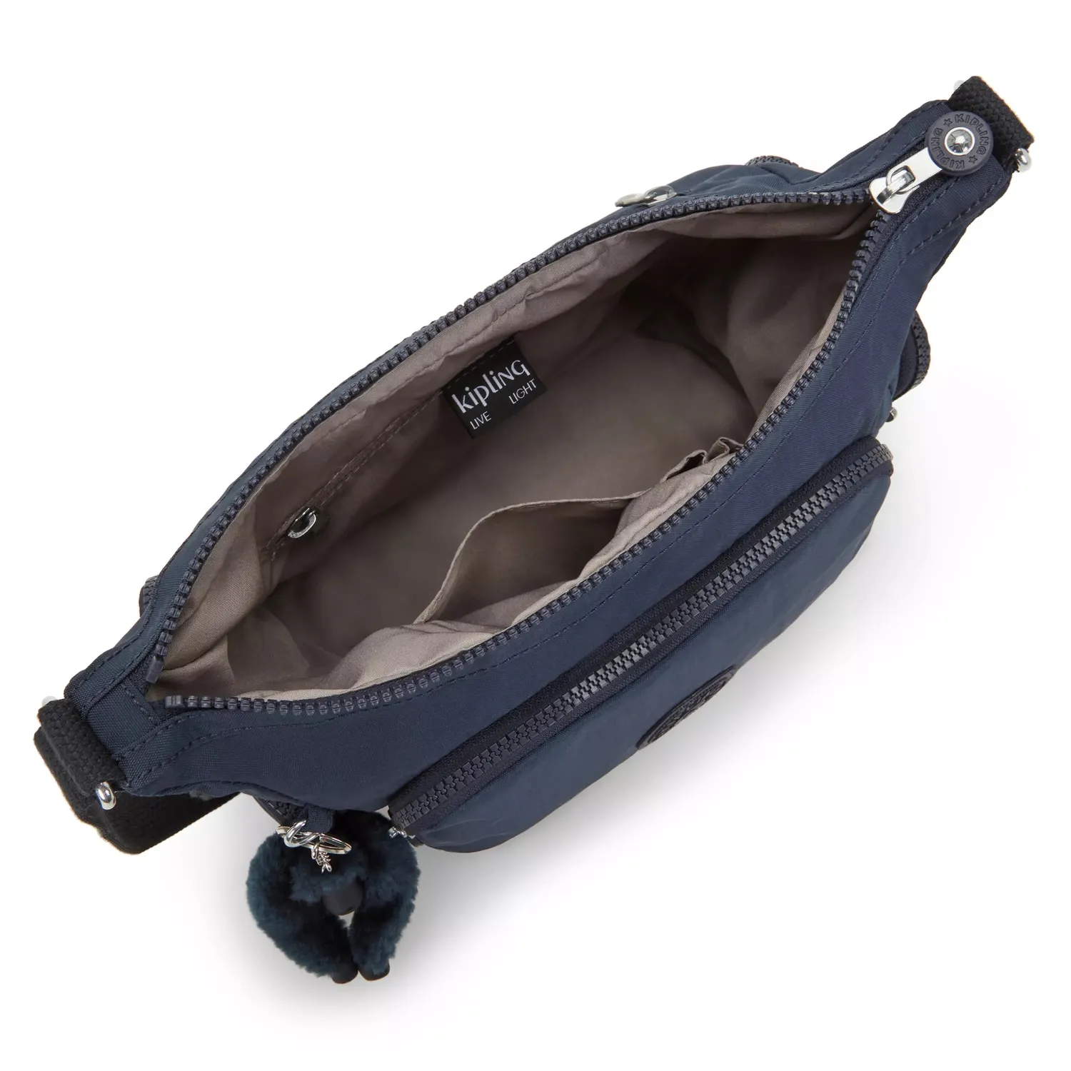Kipling Gabb S crossbodytas Blue Bleu 2 medium met sleutelkoord