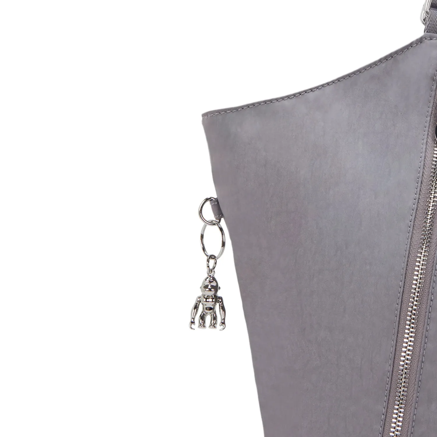 Kipling Recicely shopper Grey Spice medium vakken