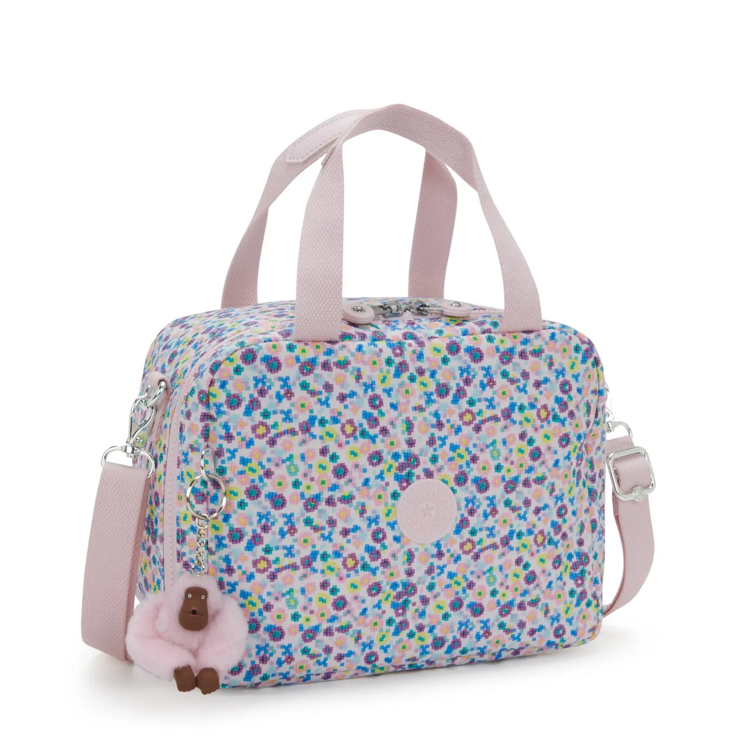 Kipling Miyo lunchtas Digi Flower Print groot koeltas