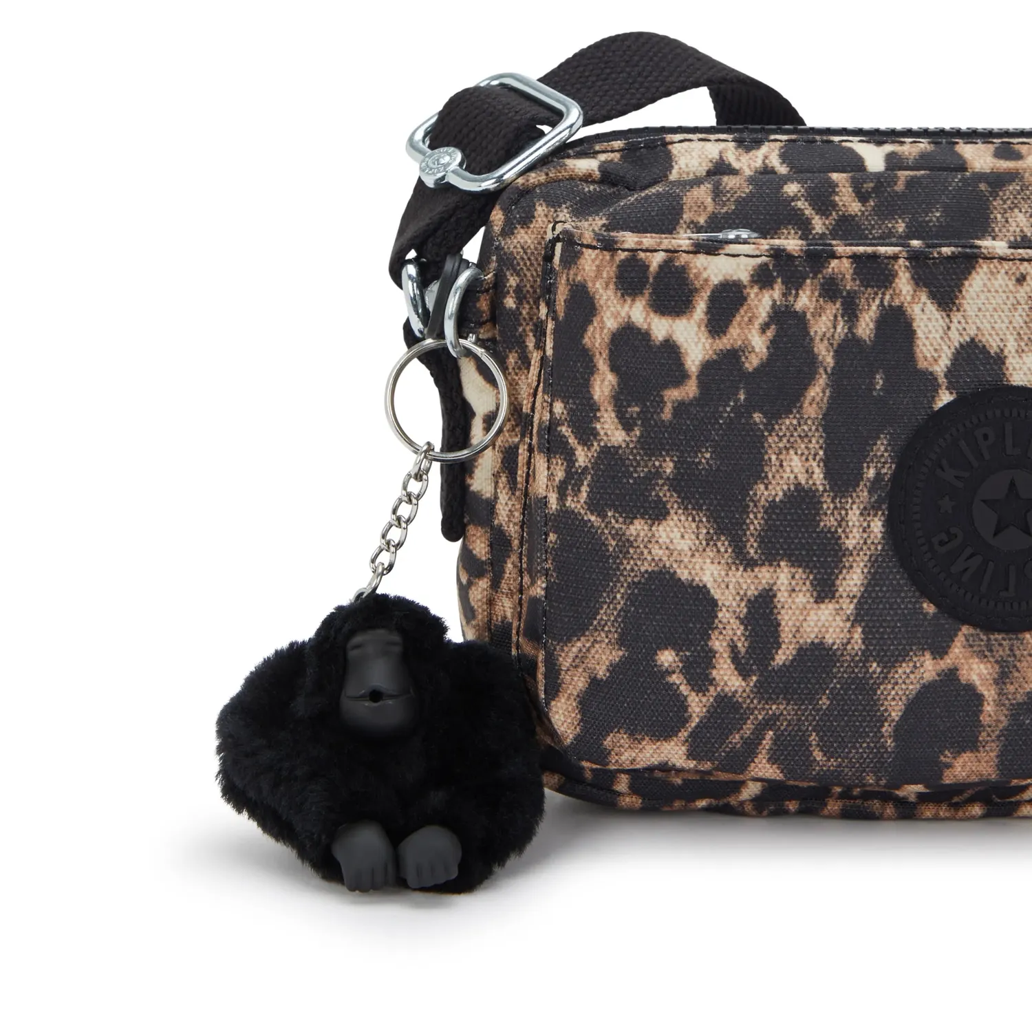 Kipling Abanu Crossbody Tas Klein Wild Leopard print