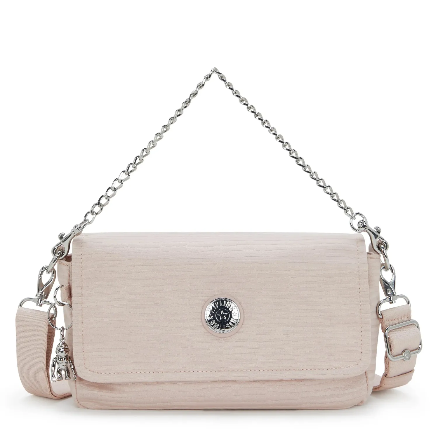Kipling Aras Up schoudertas klein Pink Pearl