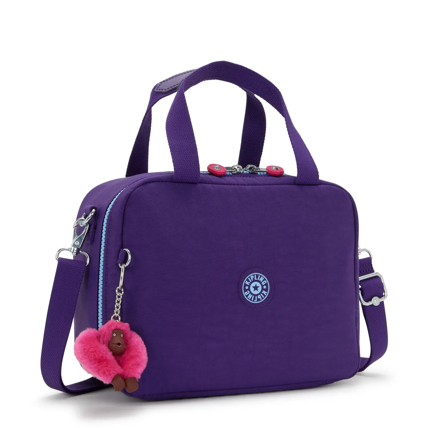 Kipling Miyo lunchtas VIP Purple groot geïsoleerd