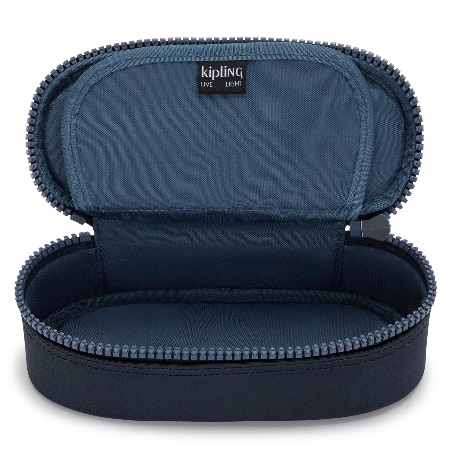 Kipling Duobox pennenzak Medium Game Grey waterafstotend