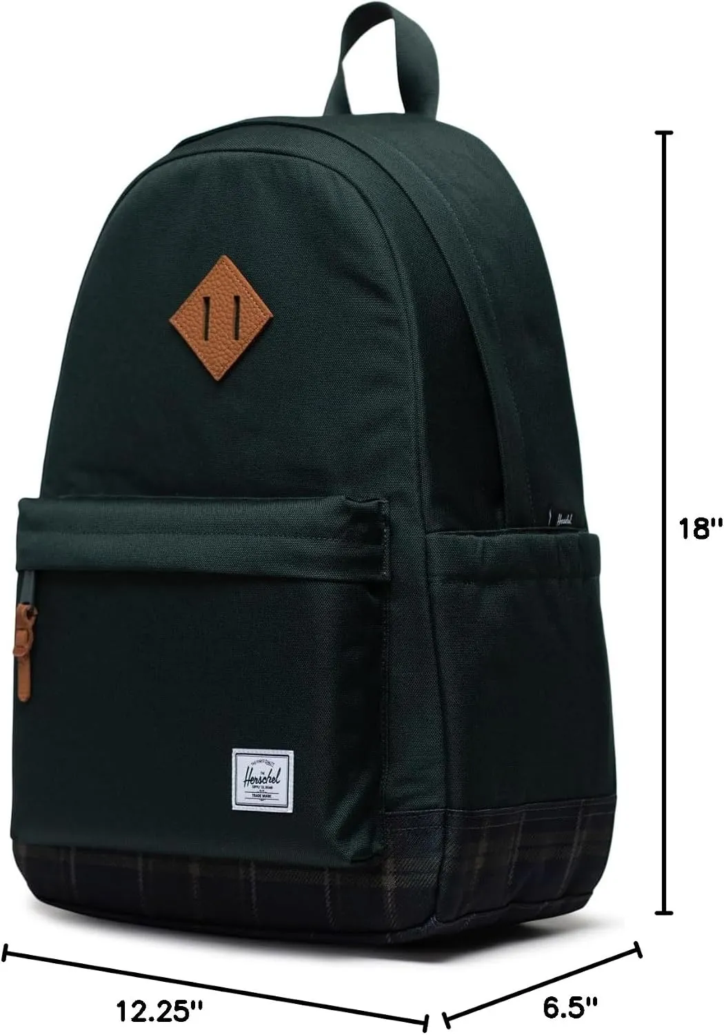 Herschel Heritage Rugzak Darkest Spruce Plaid