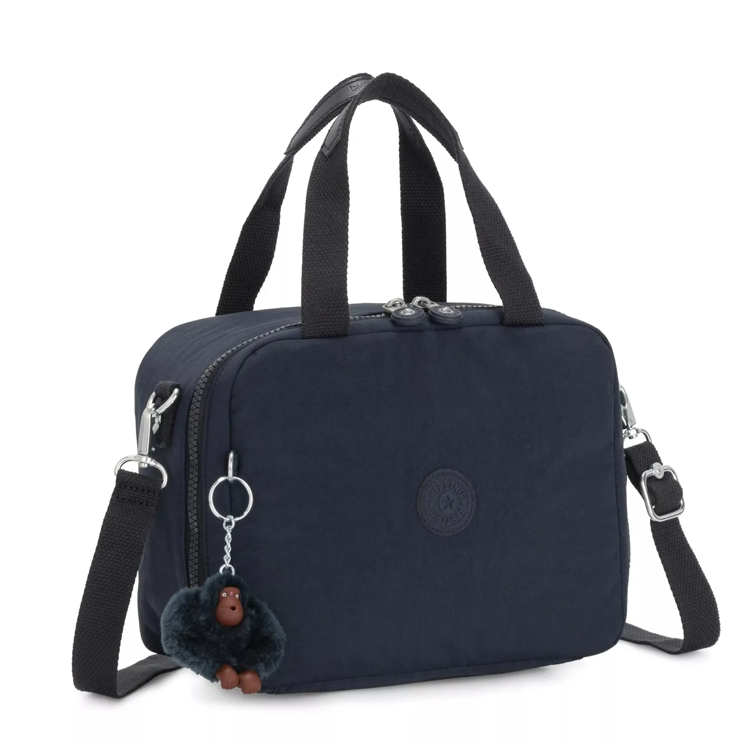 Kipling Miyo Lunchtas Groot True Blue Tonal geïsoleerd
