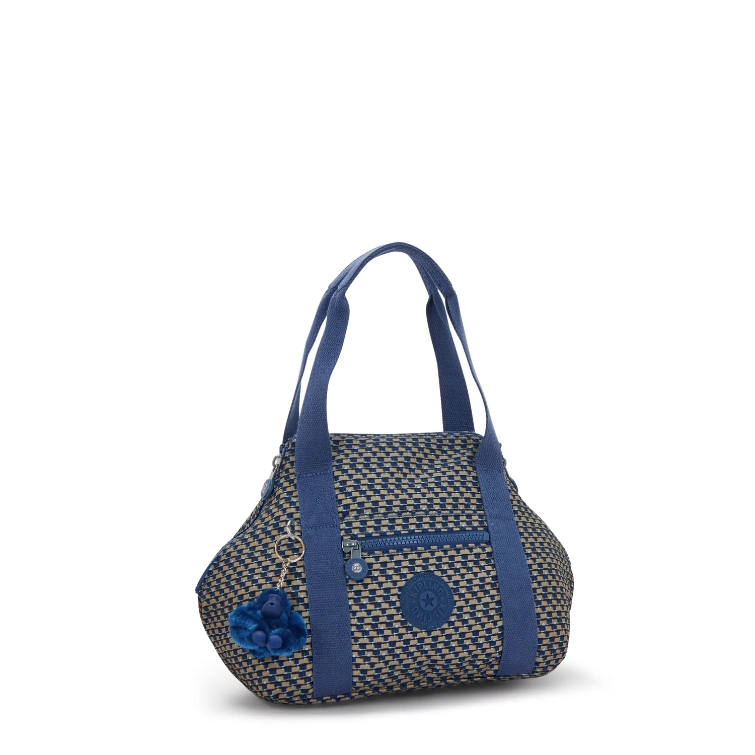 Kipling Art Mini schoudertas Blue on Wire klein verstelbaar