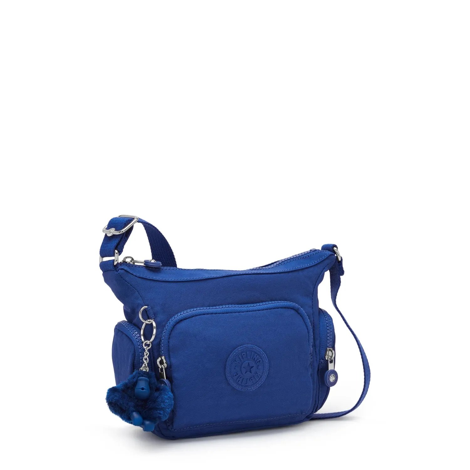 Kipling Gabbie Mini crossbodytas klein Blazing Blue met vakken