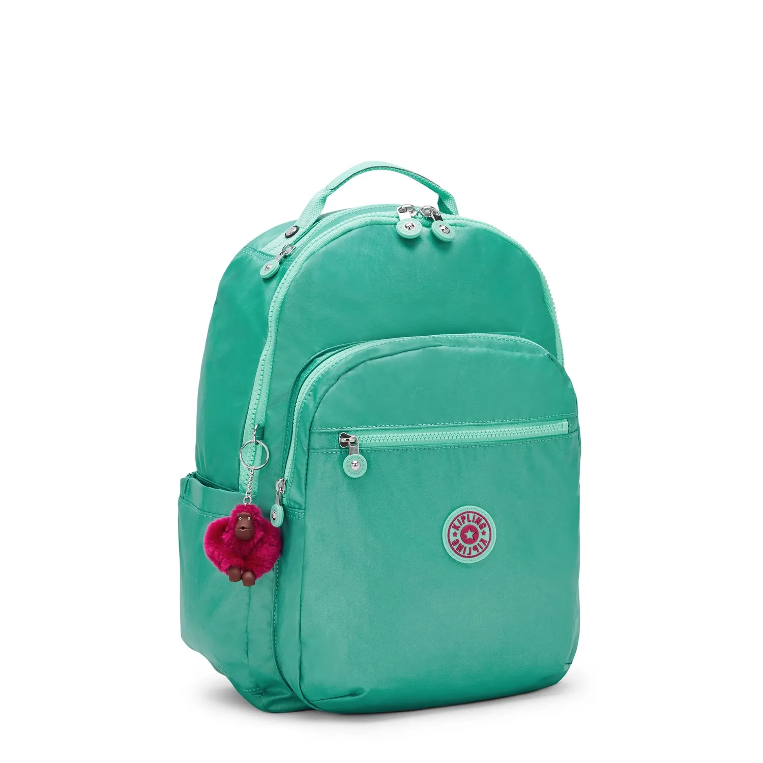 Kipling Seoul rugzak Groot Oasis Mint metallic