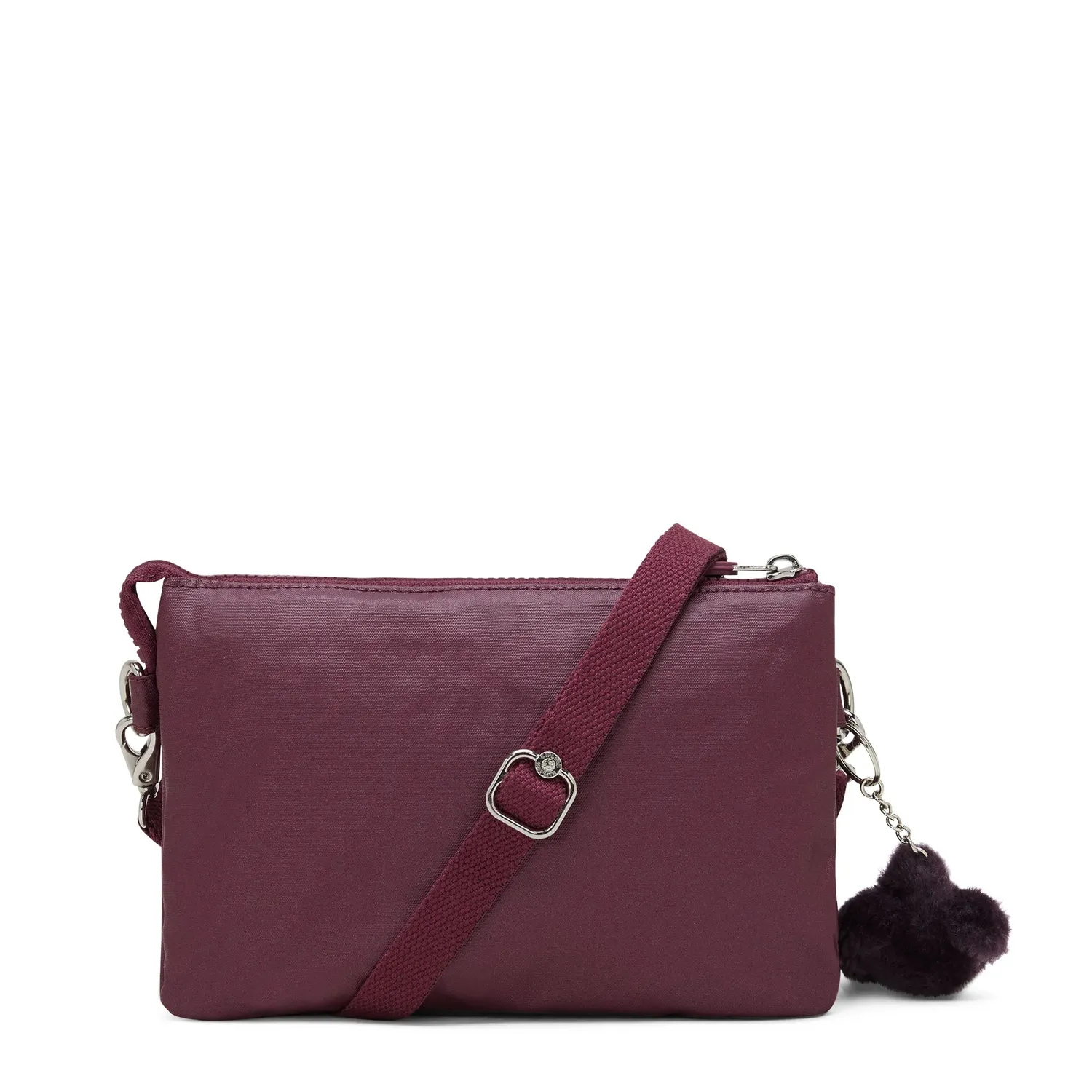 Kipling Riri crossbodytas klein Grape Wine Metallic glans