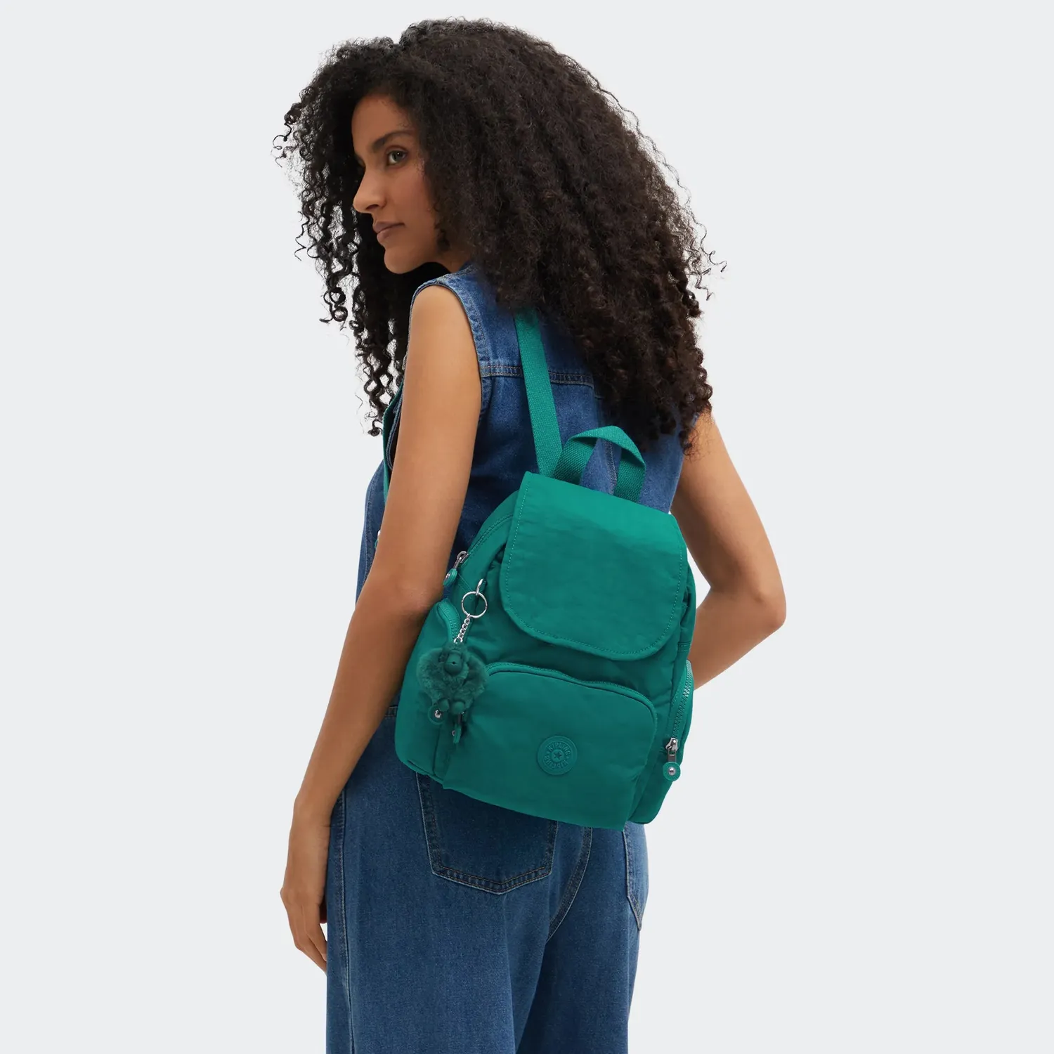 Kipling City Zip Mini rugzak Outspoken Green fris