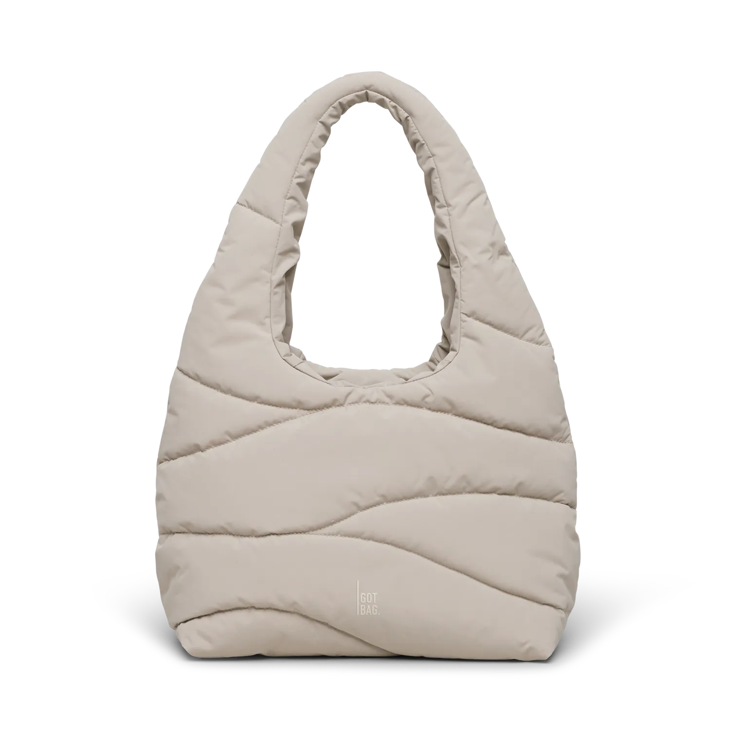 Got Bag Wavy Puffer schoudertas black monochrome zacht