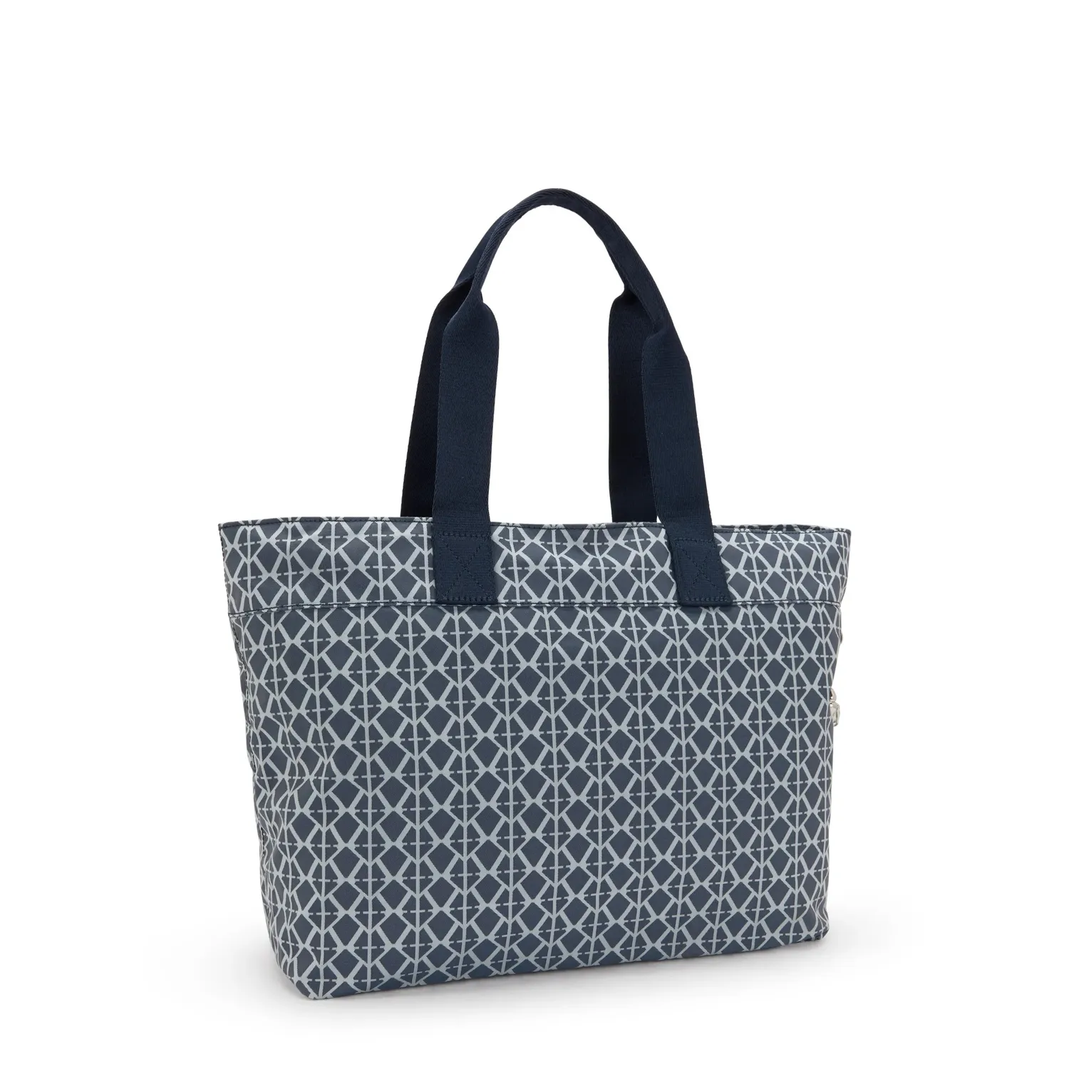 Kipling Colissa Up shopper Groot Navy Sign Jacquard laptopvak